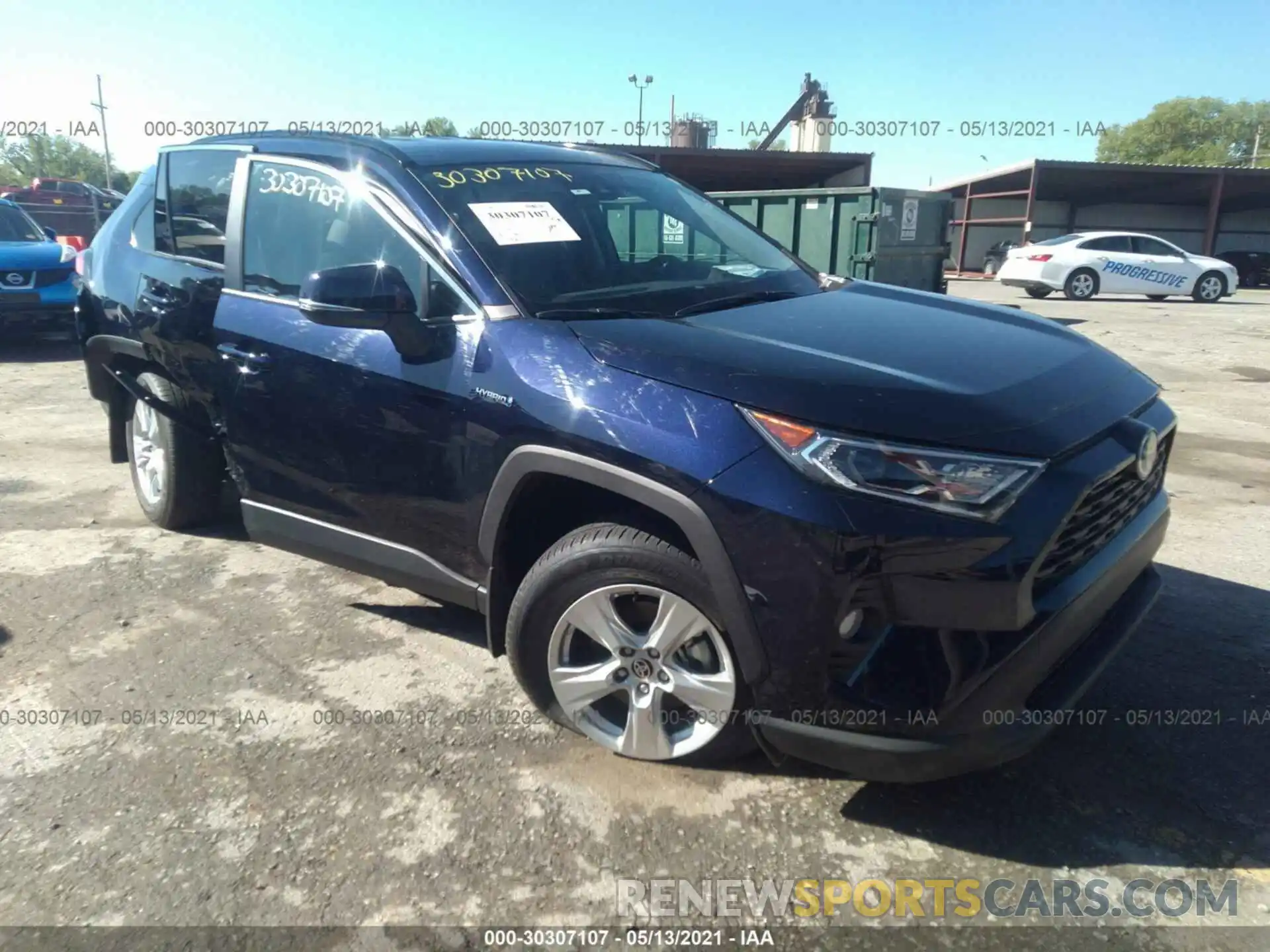 1 Photograph of a damaged car 4T3RWRFV7MU014749 TOYOTA RAV4 2021