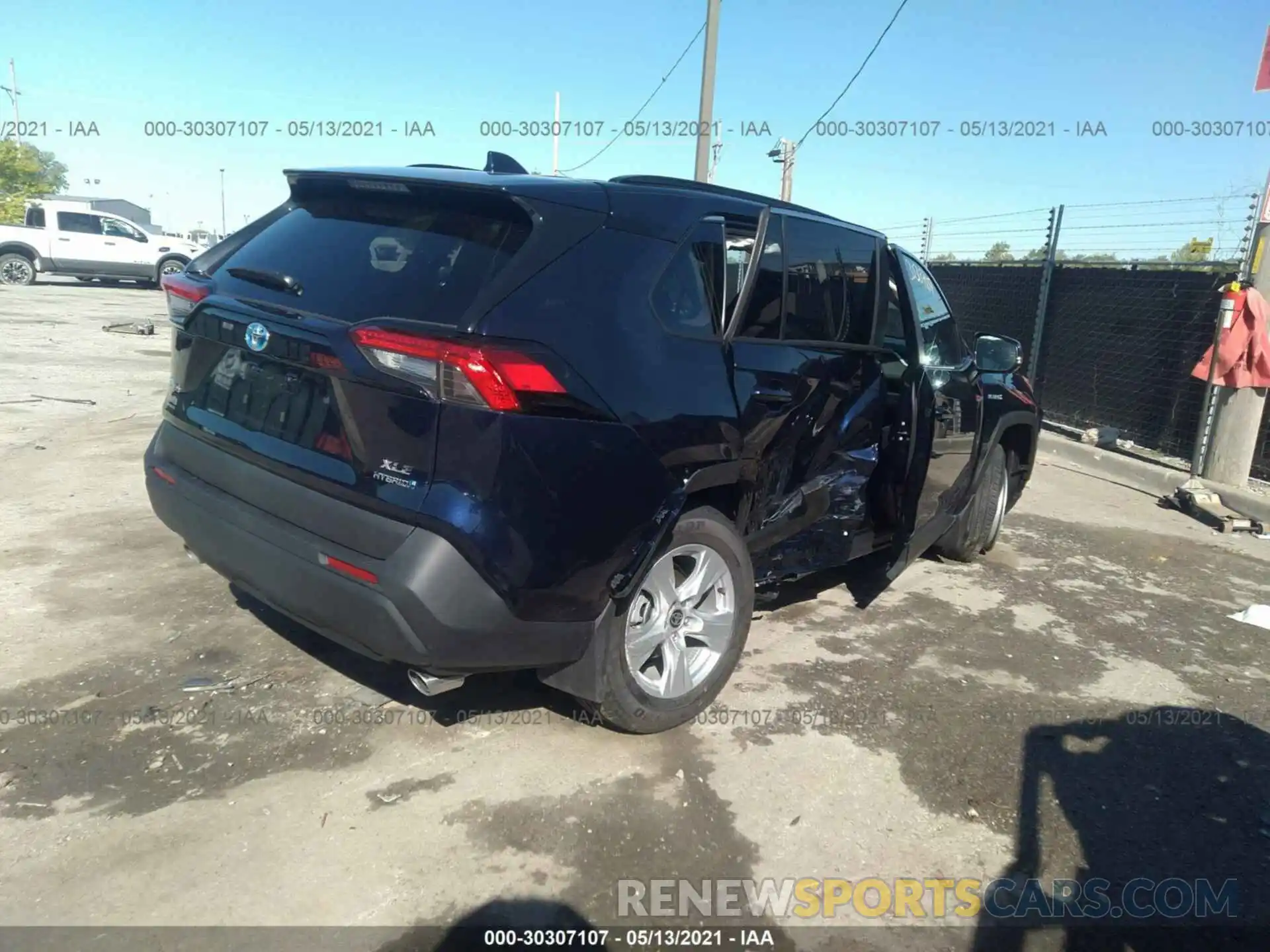 4 Фотография поврежденного автомобиля 4T3RWRFV7MU014749 TOYOTA RAV4 2021