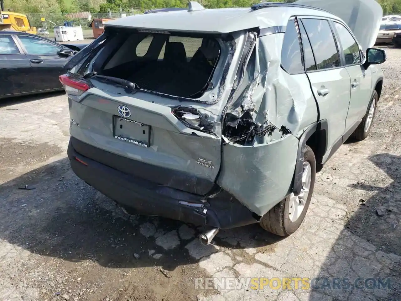 9 Фотография поврежденного автомобиля 4T3RWRFV7MU039876 TOYOTA RAV4 2021