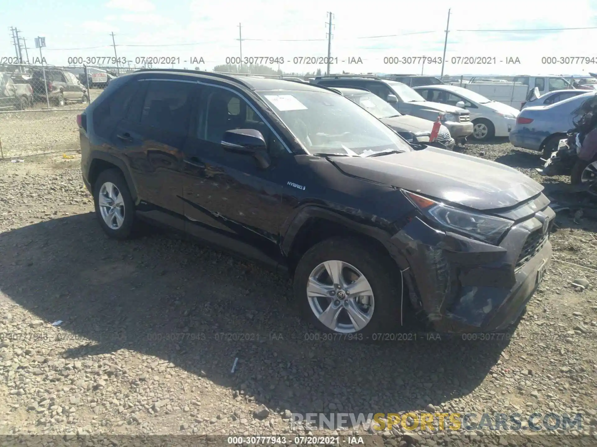 1 Photograph of a damaged car 4T3RWRFV8MU021063 TOYOTA RAV4 2021