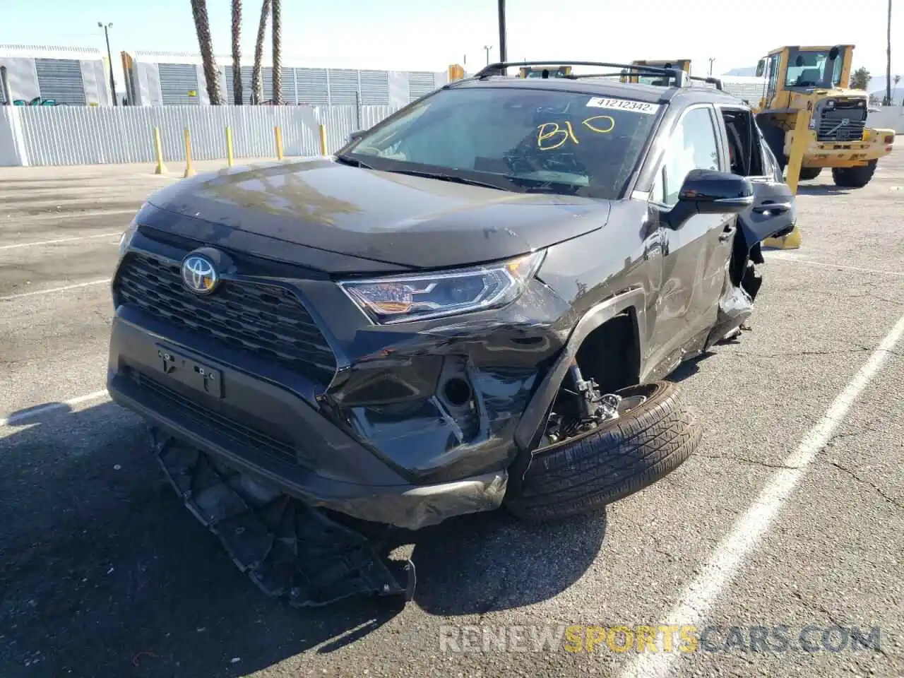 2 Photograph of a damaged car 4T3RWRFV8MU022410 TOYOTA RAV4 2021