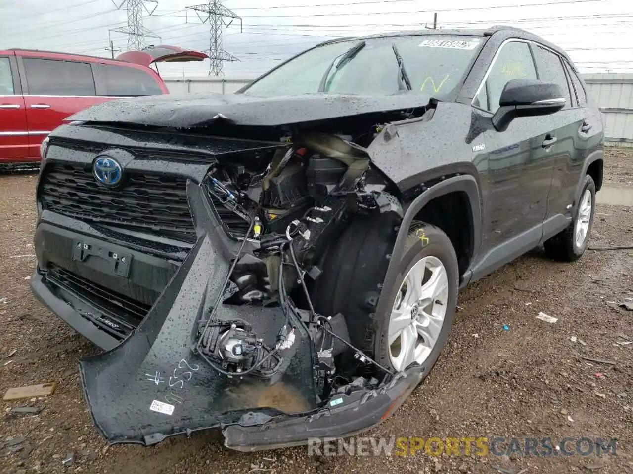 2 Photograph of a damaged car 4T3RWRFV8MU023167 TOYOTA RAV4 2021