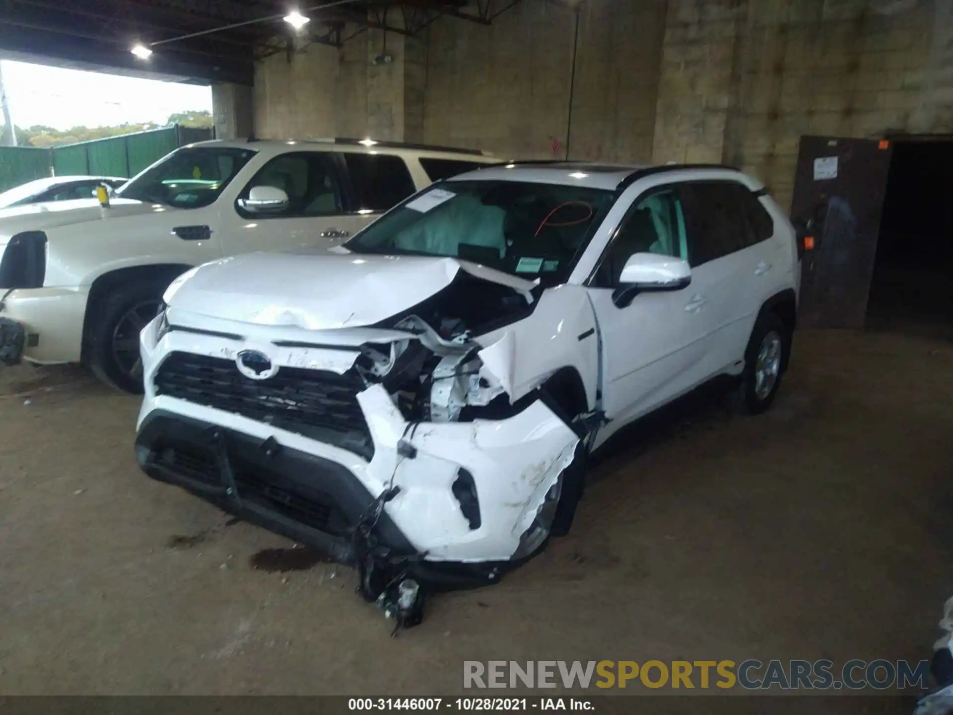 2 Photograph of a damaged car 4T3RWRFV8MU032063 TOYOTA RAV4 2021