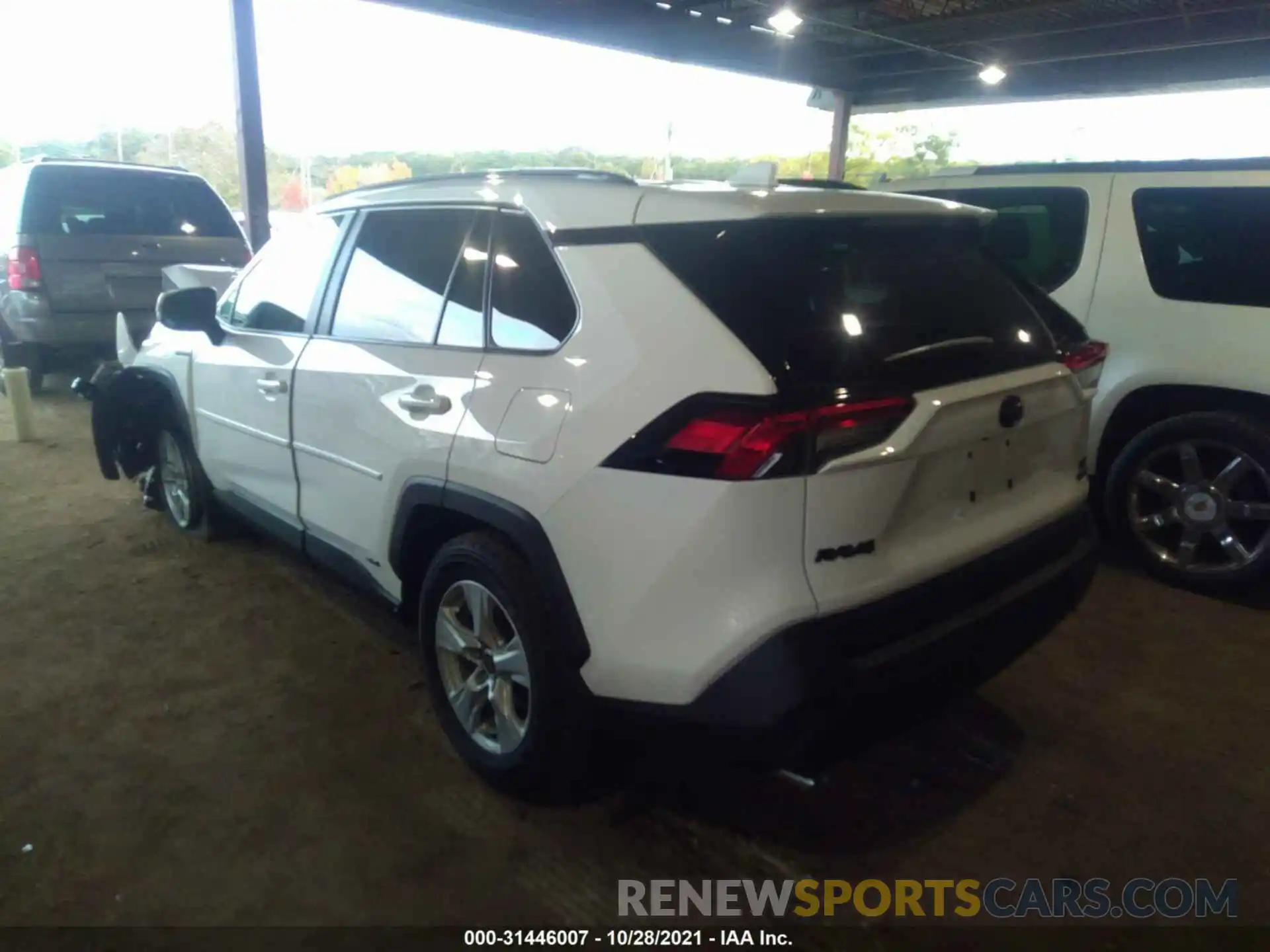 3 Photograph of a damaged car 4T3RWRFV8MU032063 TOYOTA RAV4 2021