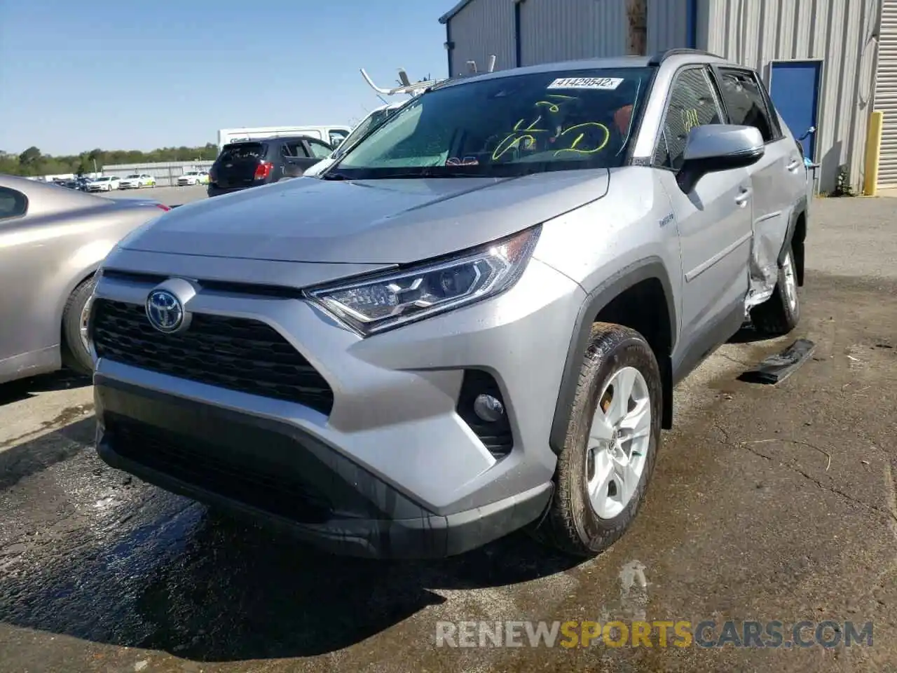 2 Photograph of a damaged car 4T3RWRFV8MU036257 TOYOTA RAV4 2021