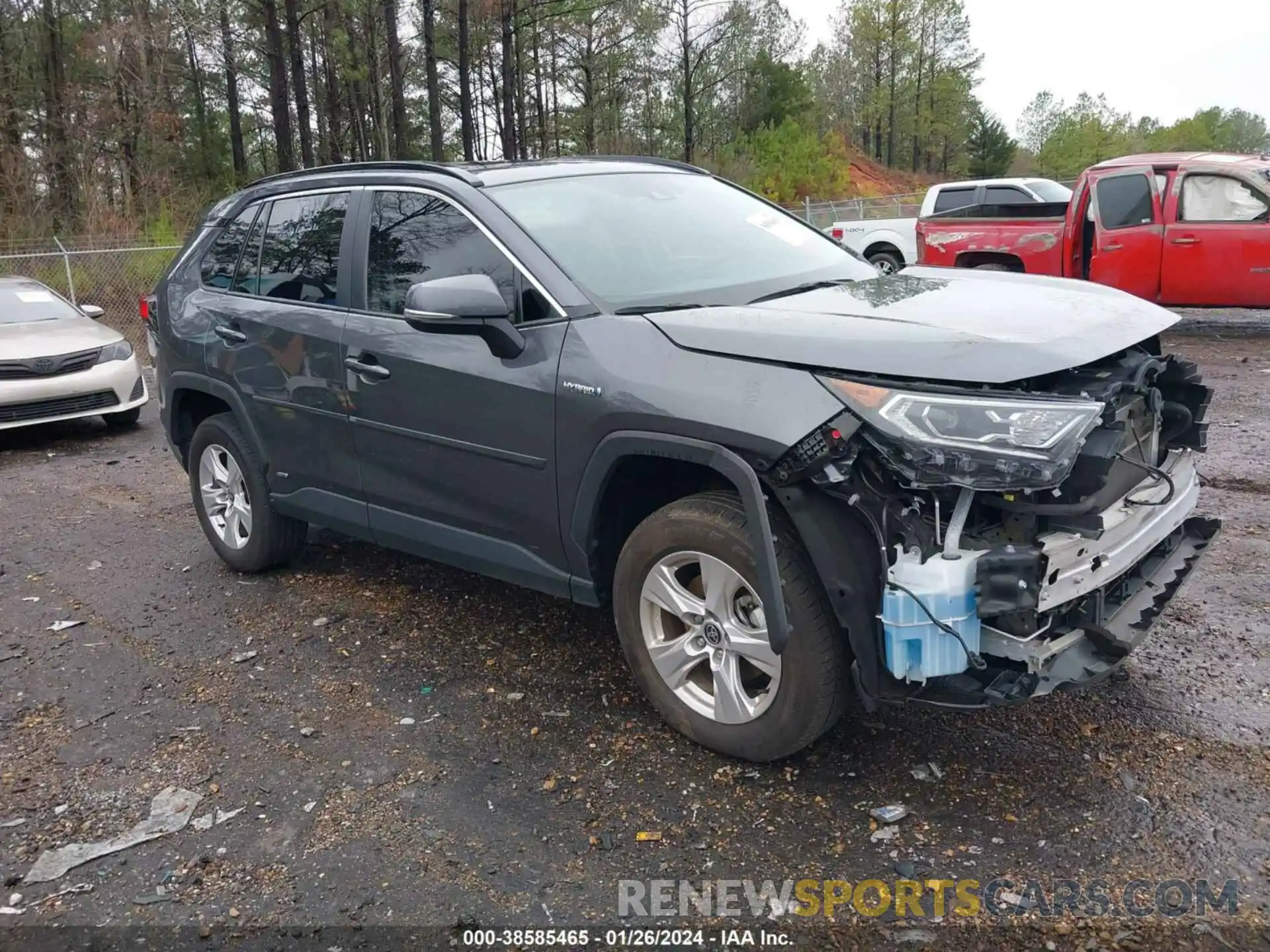 1 Photograph of a damaged car 4T3RWRFV8MU040972 TOYOTA RAV4 2021