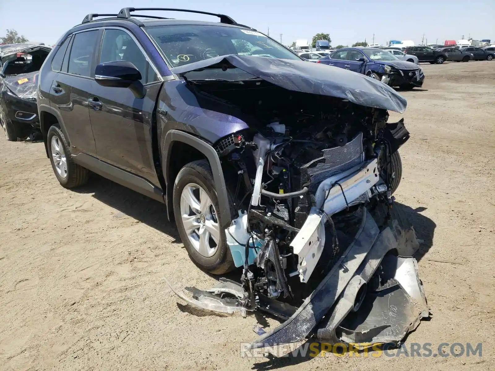 1 Photograph of a damaged car 4T3RWRFV9MU017992 TOYOTA RAV4 2021