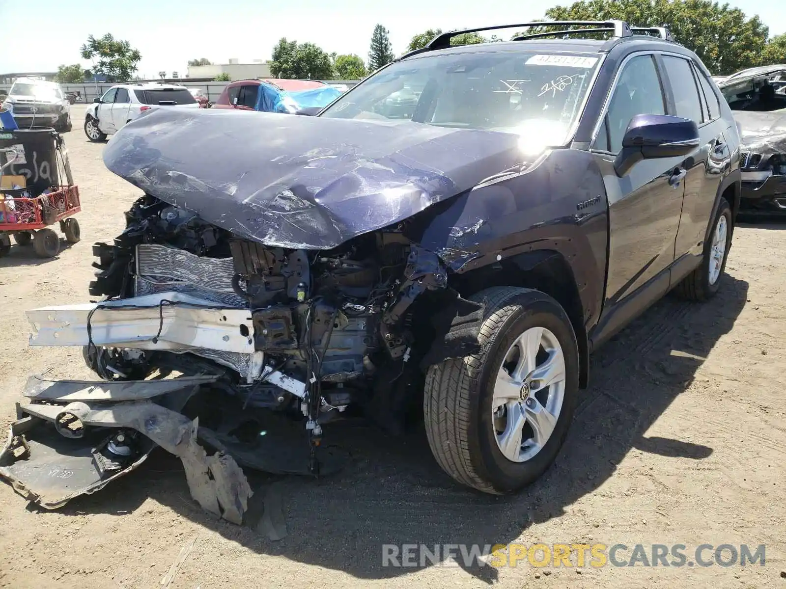 2 Photograph of a damaged car 4T3RWRFV9MU017992 TOYOTA RAV4 2021