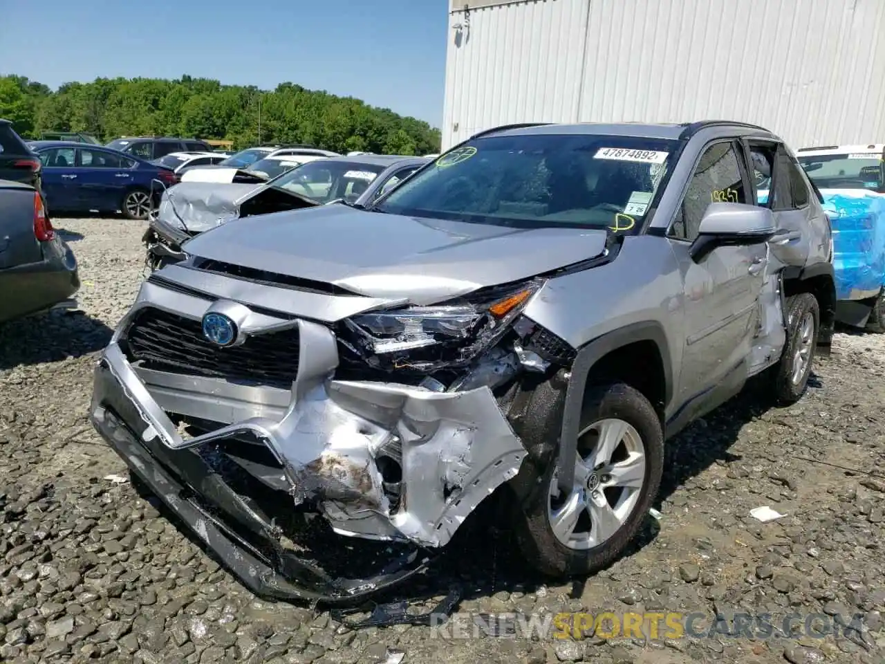 2 Photograph of a damaged car 4T3RWRFV9MU022139 TOYOTA RAV4 2021