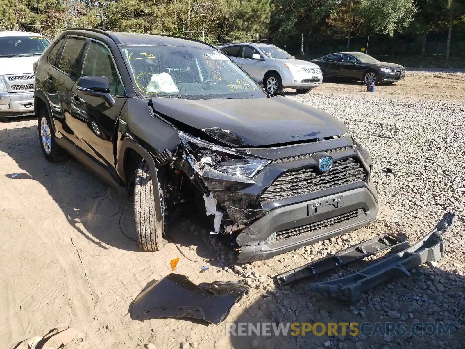 1 Photograph of a damaged car 4T3RWRFV9MU024635 TOYOTA RAV4 2021