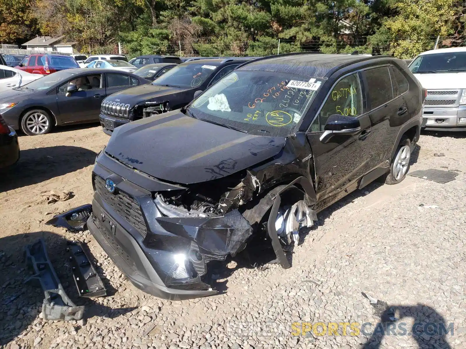 2 Photograph of a damaged car 4T3RWRFV9MU024635 TOYOTA RAV4 2021