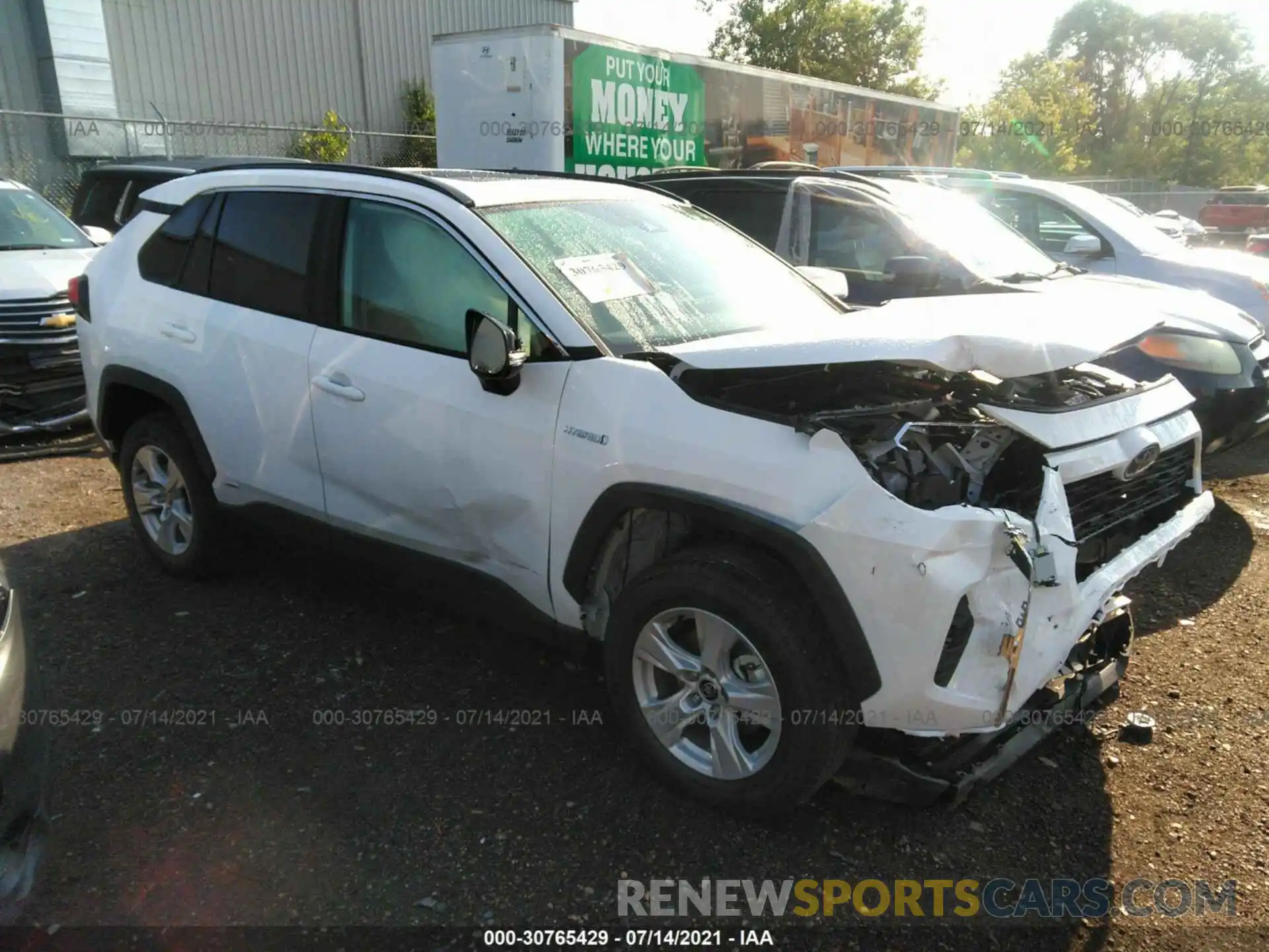 1 Photograph of a damaged car 4T3RWRFVXMU019914 TOYOTA RAV4 2021