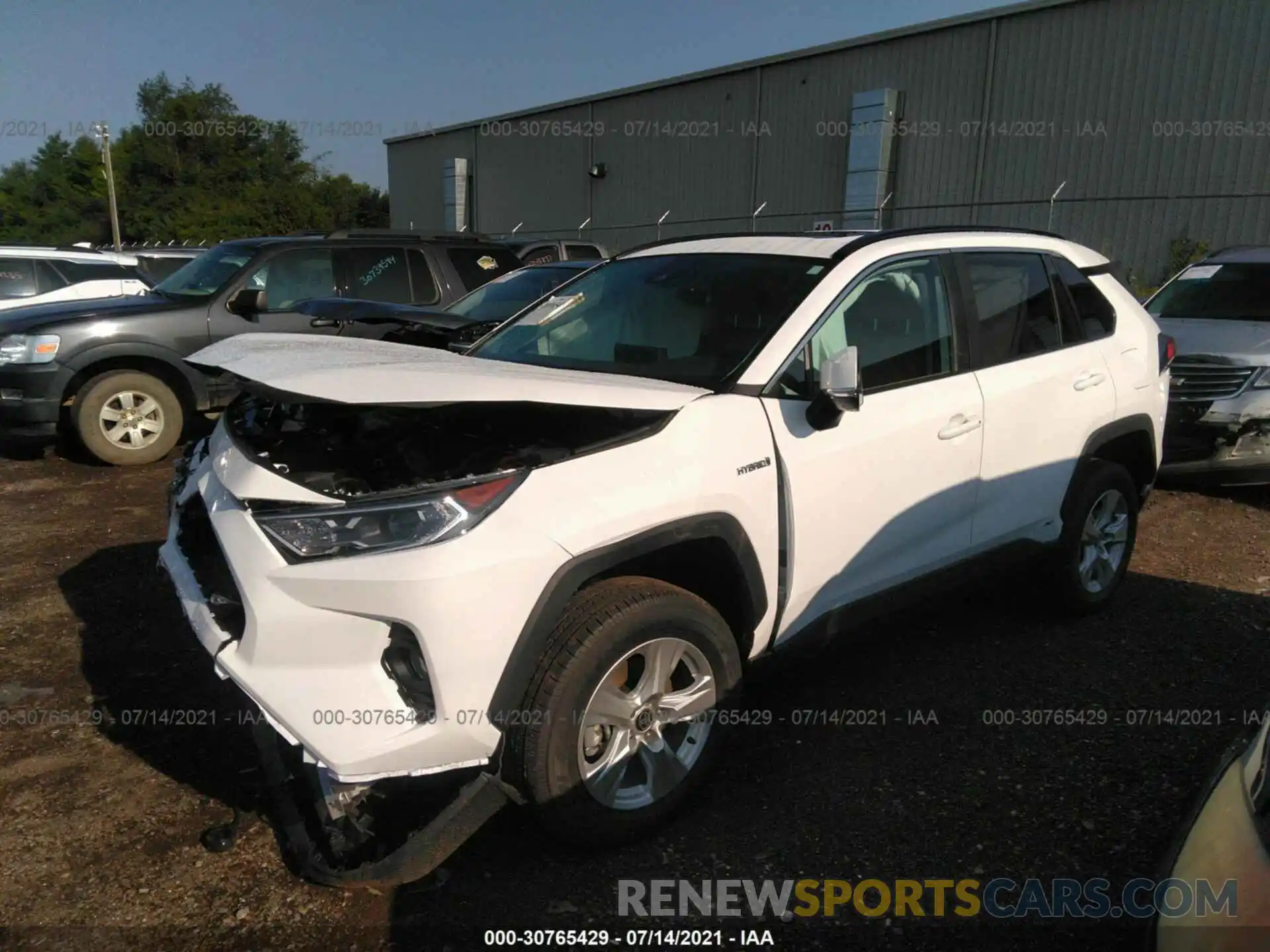 2 Photograph of a damaged car 4T3RWRFVXMU019914 TOYOTA RAV4 2021