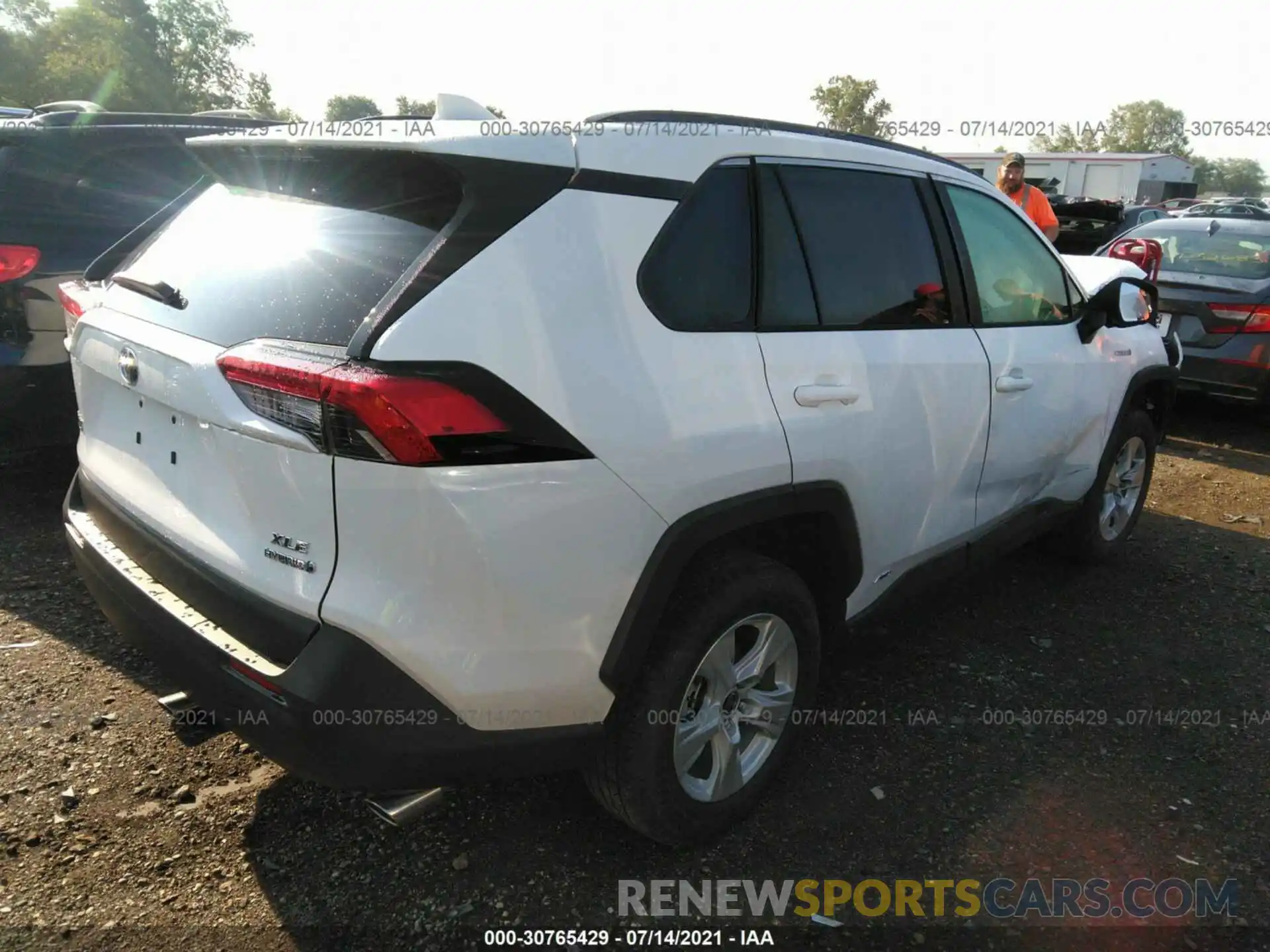 4 Фотография поврежденного автомобиля 4T3RWRFVXMU019914 TOYOTA RAV4 2021