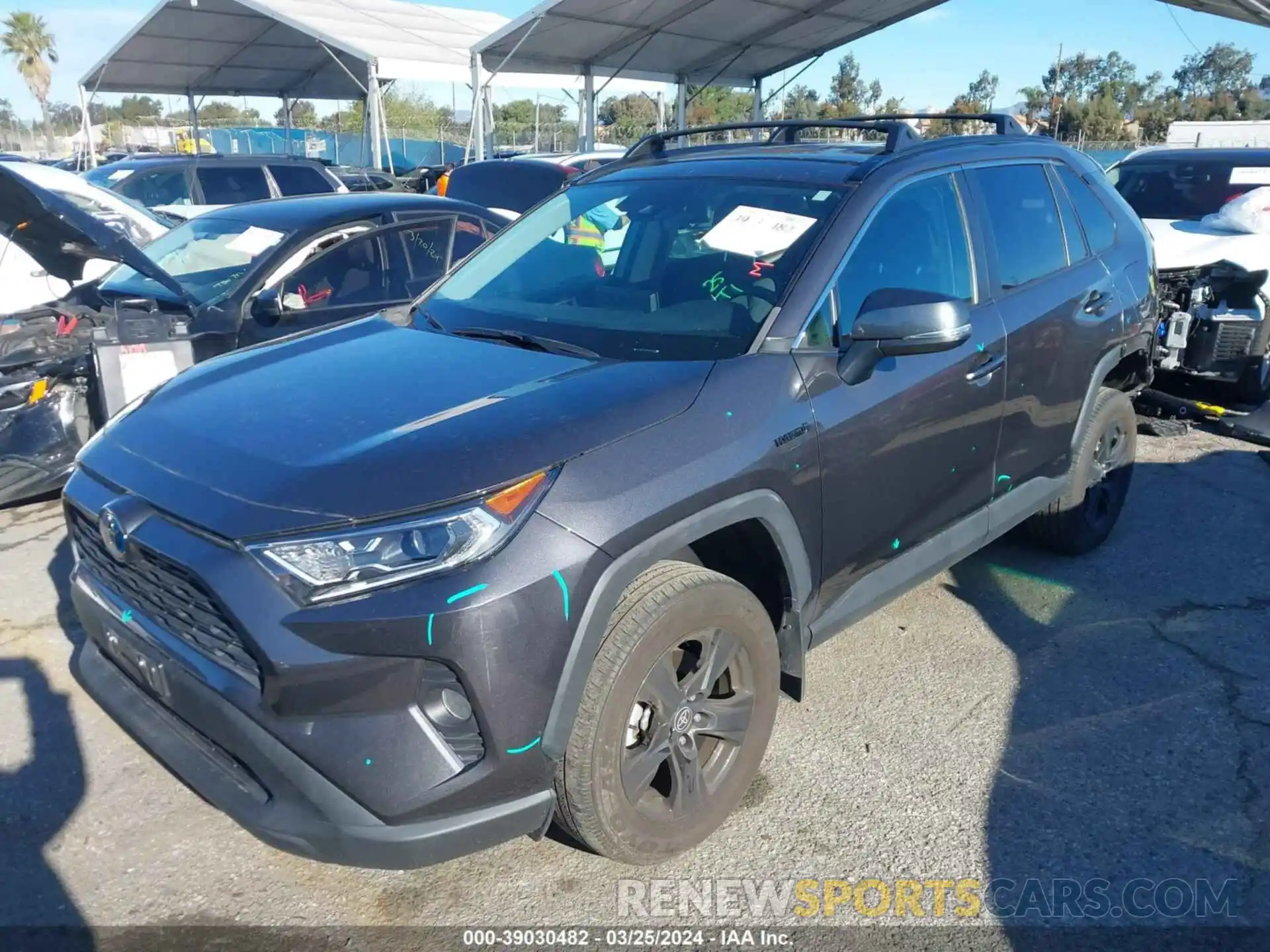 2 Photograph of a damaged car 4T3RWRFVXMU040763 TOYOTA RAV4 2021