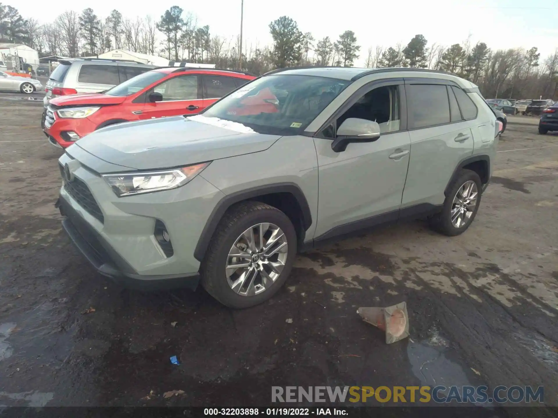 2 Photograph of a damaged car JTMA1RFV0MD077572 TOYOTA RAV4 2021