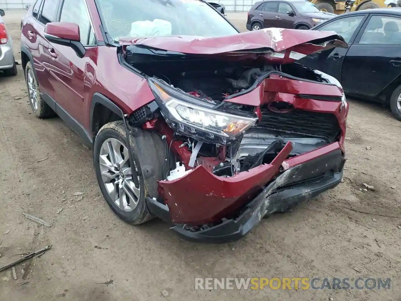 9 Photograph of a damaged car JTMA1RFV1MD072932 TOYOTA RAV4 2021