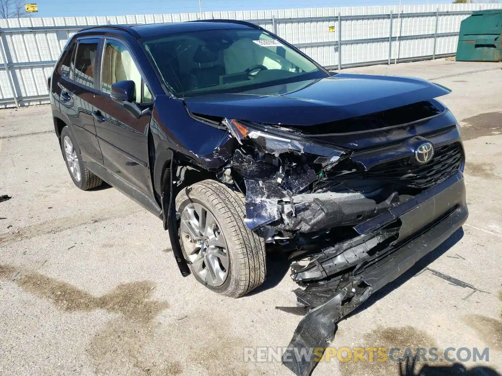 1 Photograph of a damaged car JTMA1RFV1MD532123 TOYOTA RAV4 2021