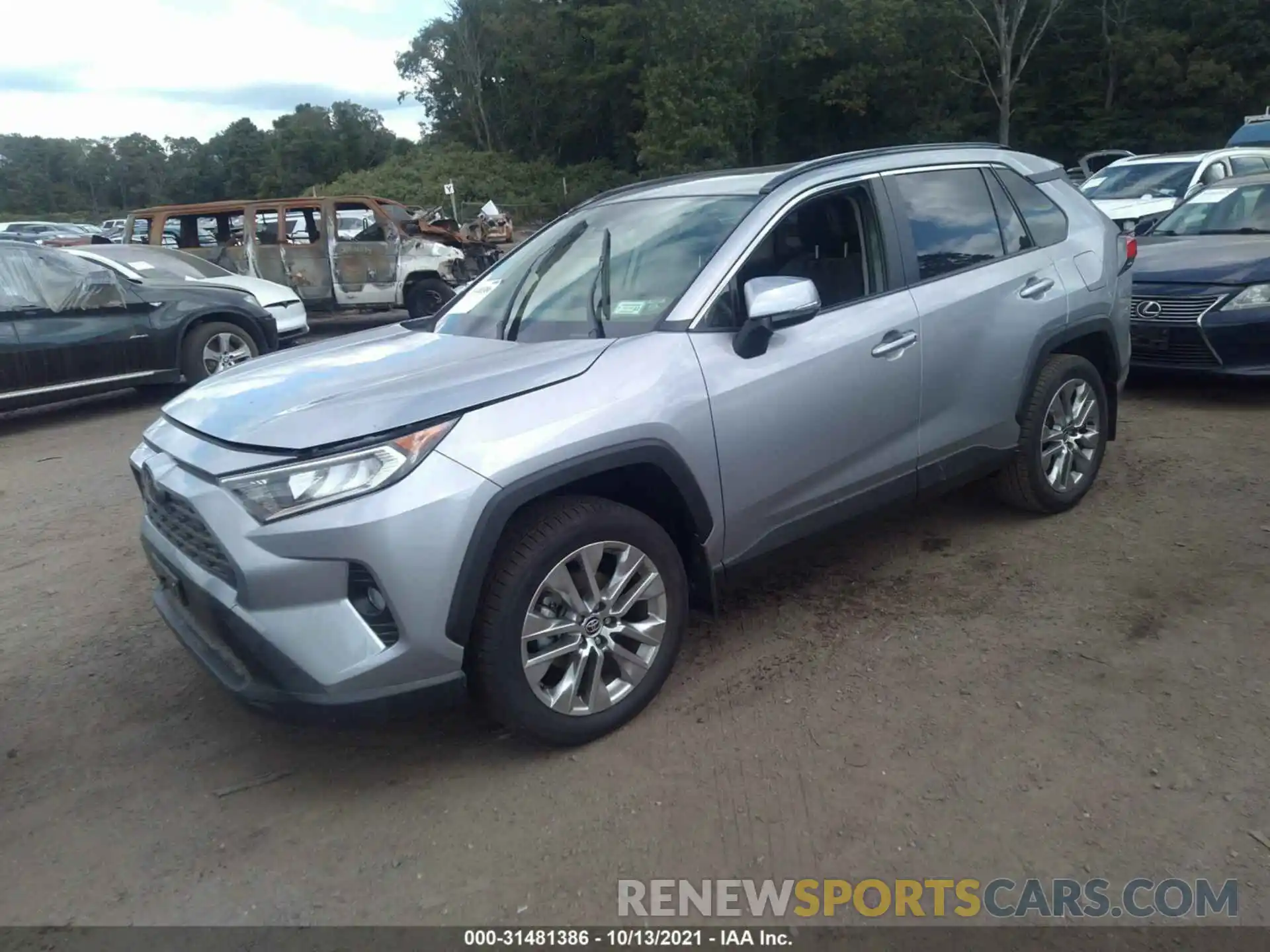 2 Photograph of a damaged car JTMA1RFV1MD532428 TOYOTA RAV4 2021