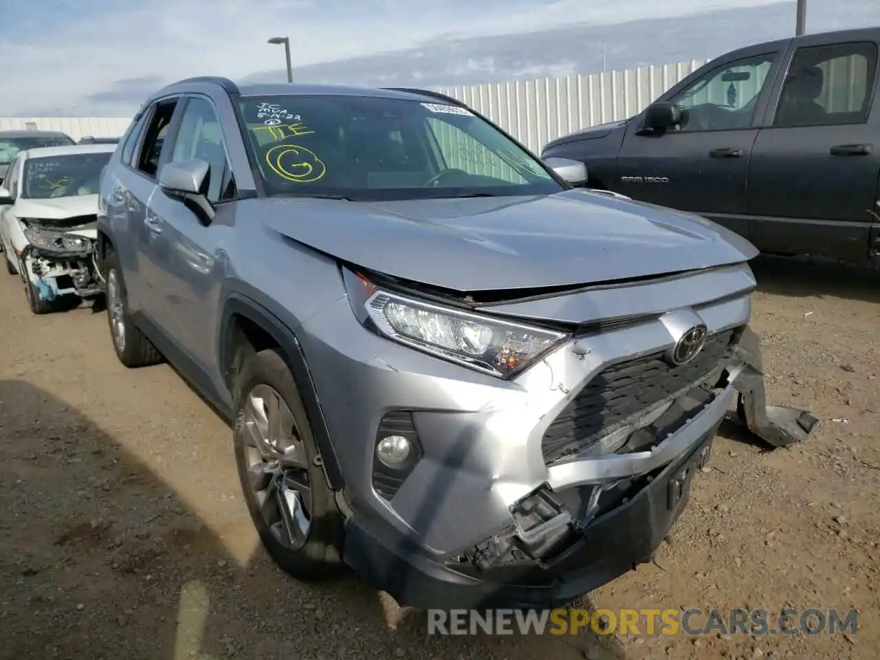 1 Photograph of a damaged car JTMA1RFV2MD069943 TOYOTA RAV4 2021