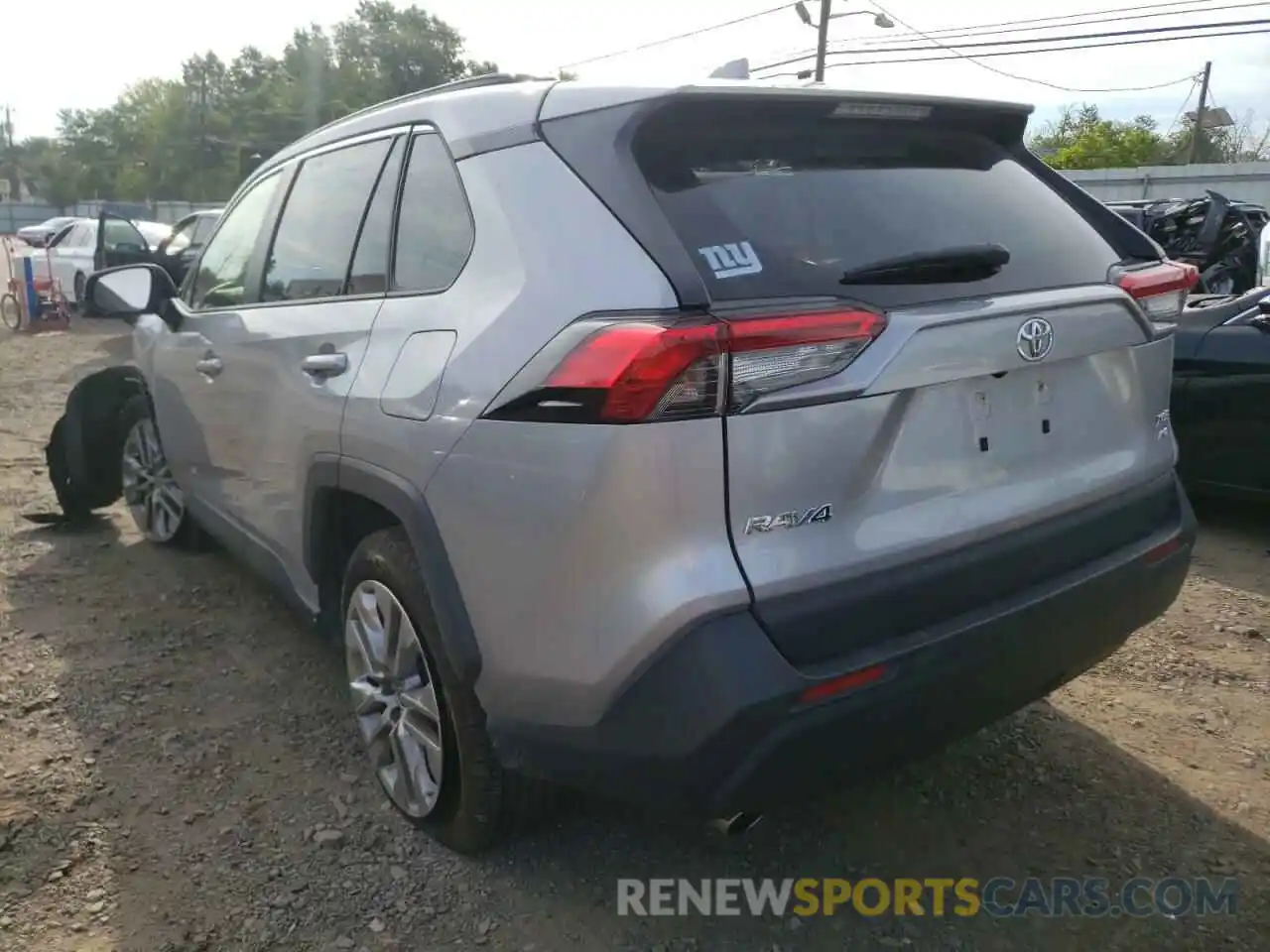 3 Photograph of a damaged car JTMA1RFV2MD069943 TOYOTA RAV4 2021