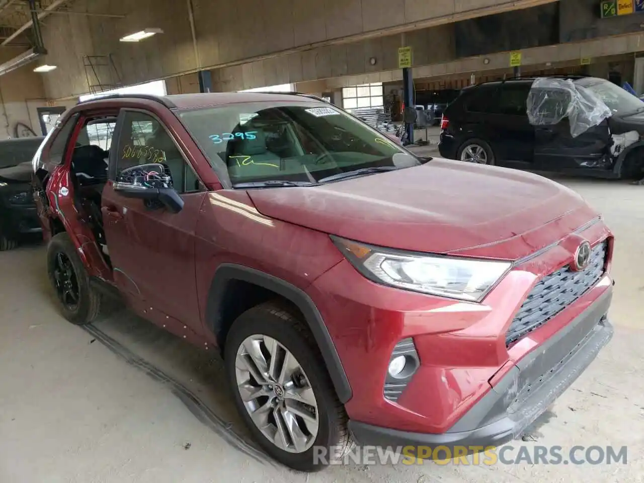 1 Photograph of a damaged car JTMA1RFV2MD070381 TOYOTA RAV4 2021