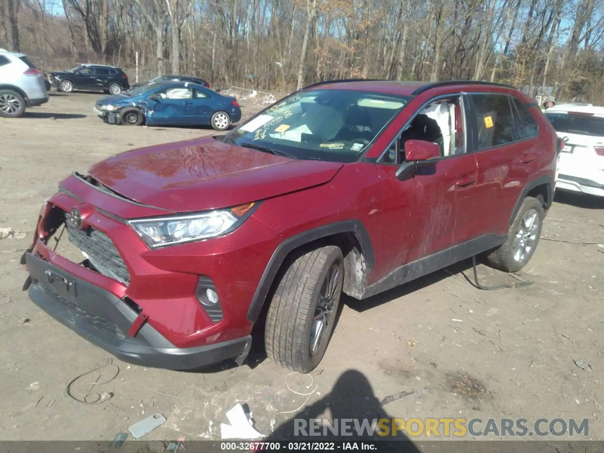 2 Photograph of a damaged car JTMA1RFV2MD074706 TOYOTA RAV4 2021