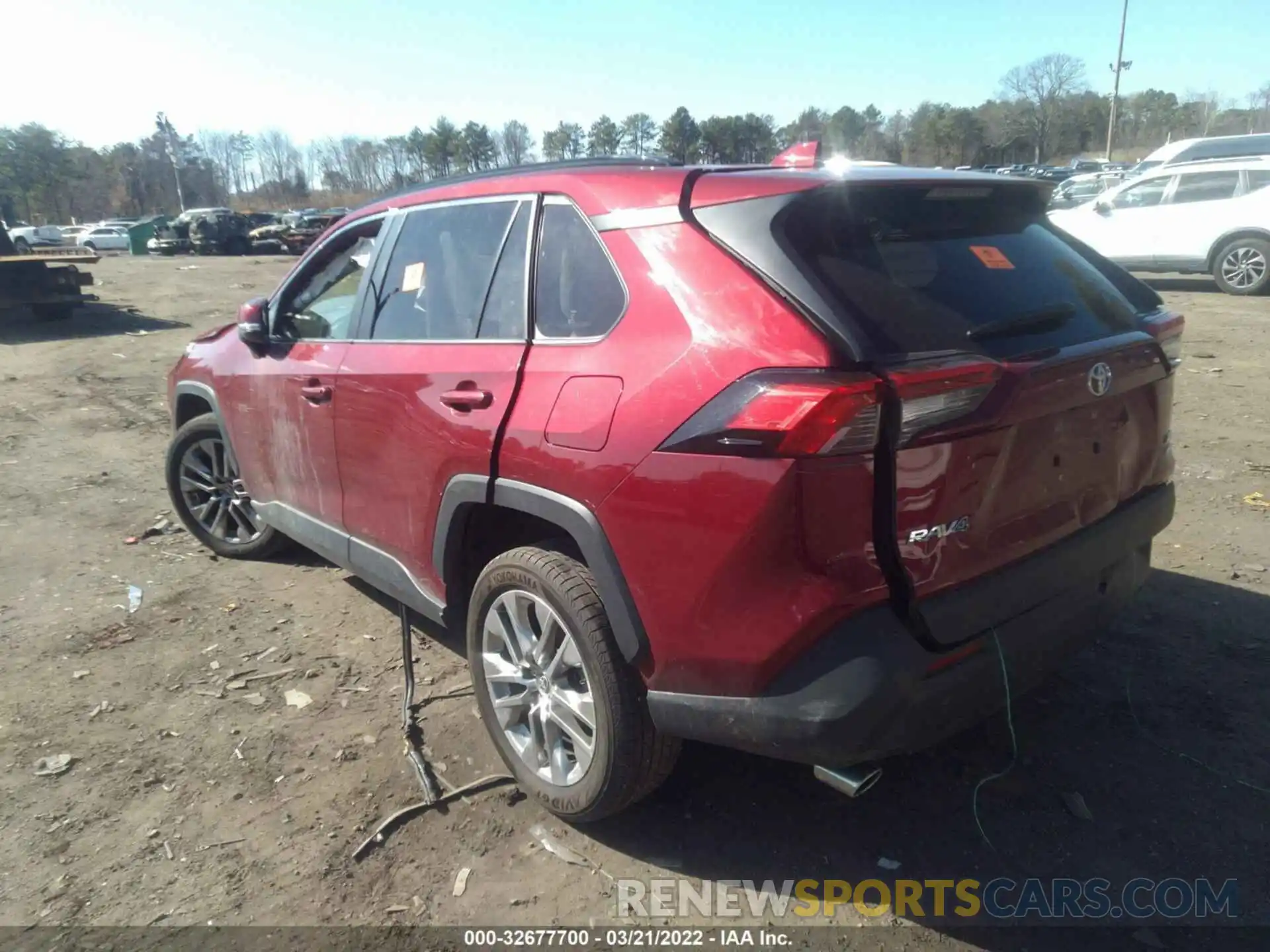 3 Photograph of a damaged car JTMA1RFV2MD074706 TOYOTA RAV4 2021