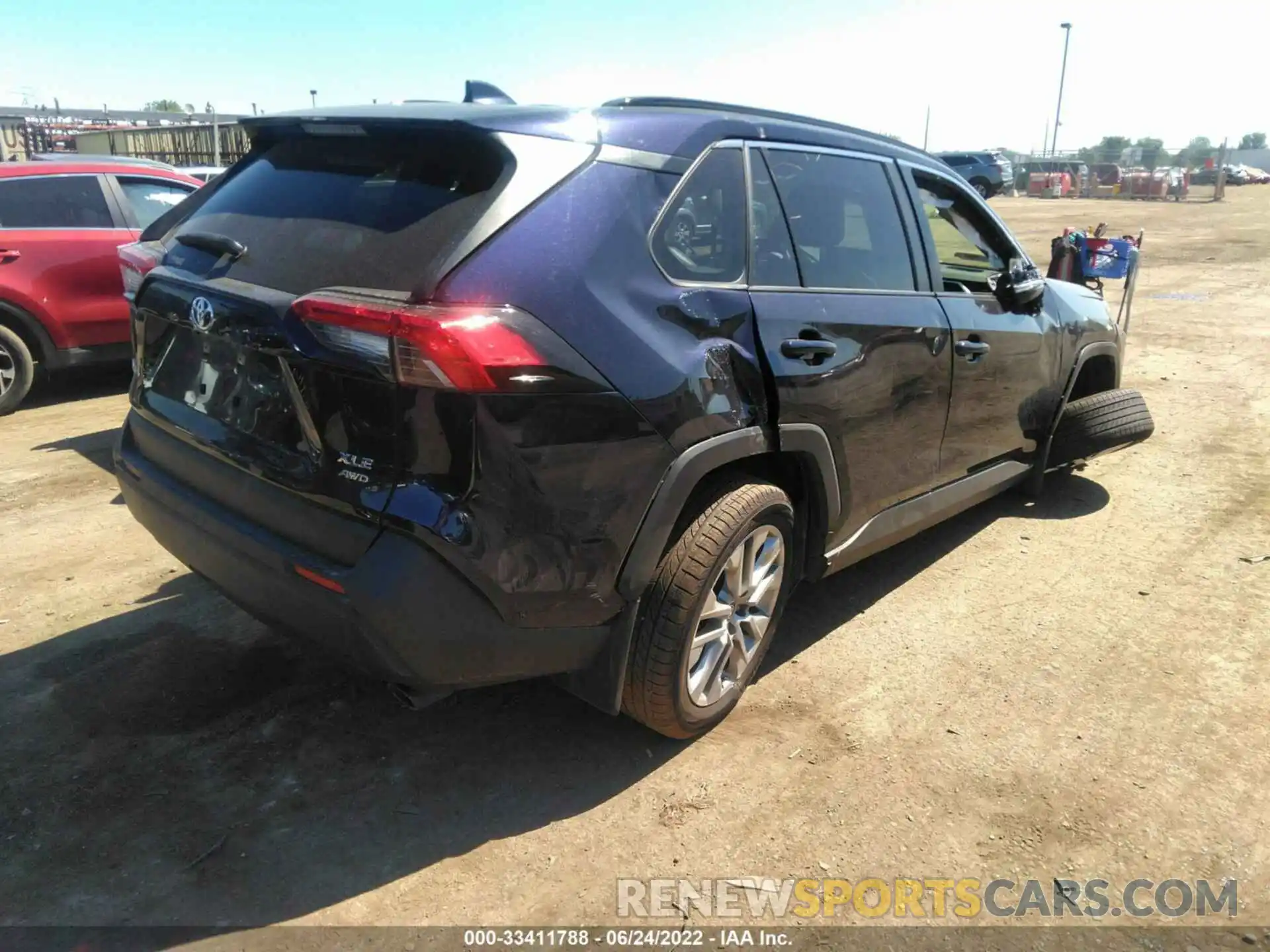 4 Photograph of a damaged car JTMA1RFV2MD082823 TOYOTA RAV4 2021