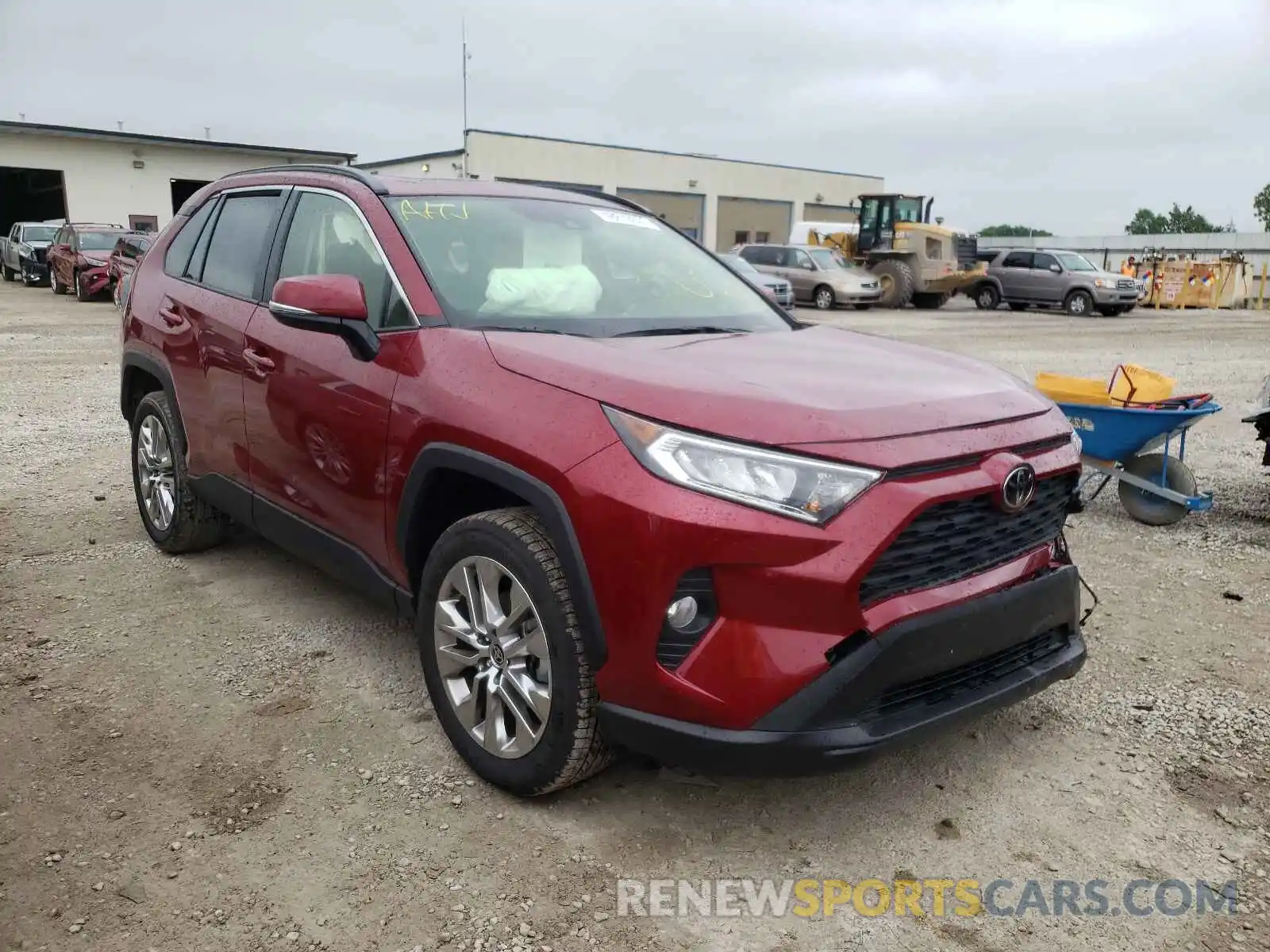 1 Photograph of a damaged car JTMA1RFV4MD075615 TOYOTA RAV4 2021