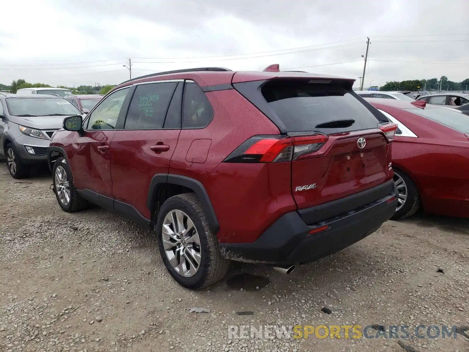 3 Photograph of a damaged car JTMA1RFV4MD075615 TOYOTA RAV4 2021