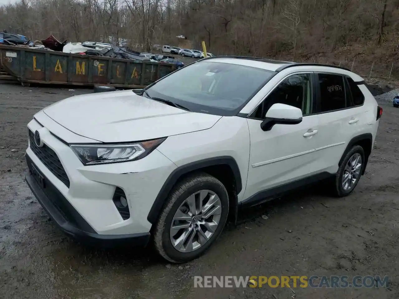 1 Photograph of a damaged car JTMA1RFV4MD080412 TOYOTA RAV4 2021