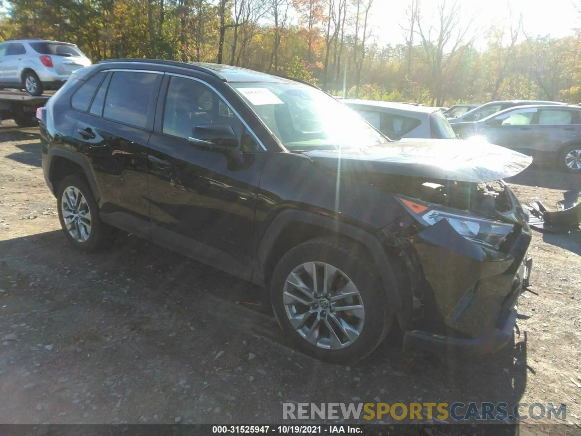 1 Photograph of a damaged car JTMA1RFV5MD069984 TOYOTA RAV4 2021