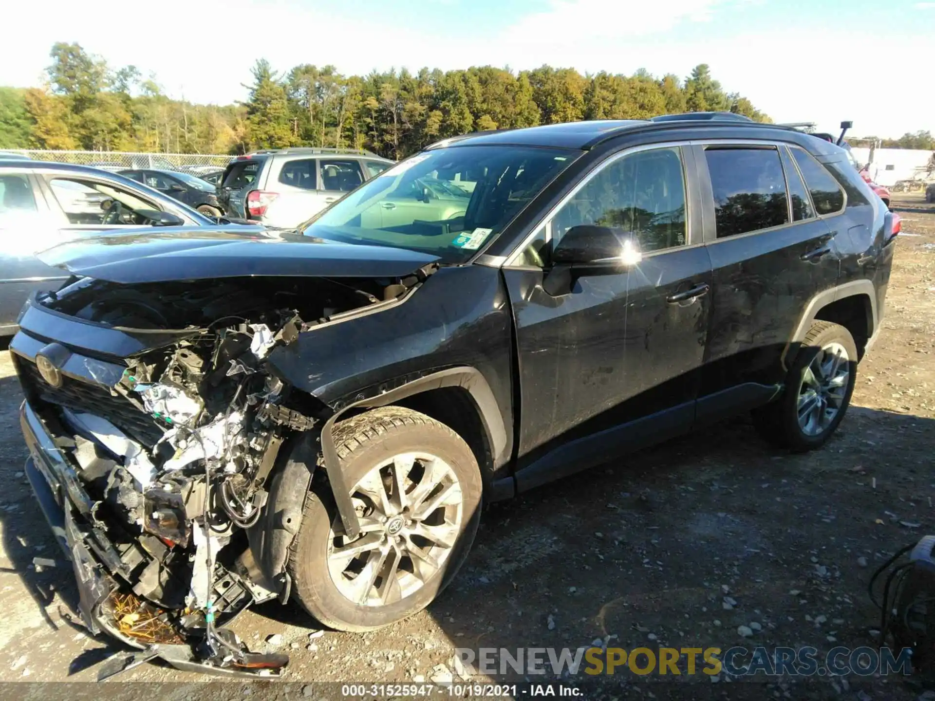 2 Photograph of a damaged car JTMA1RFV5MD069984 TOYOTA RAV4 2021