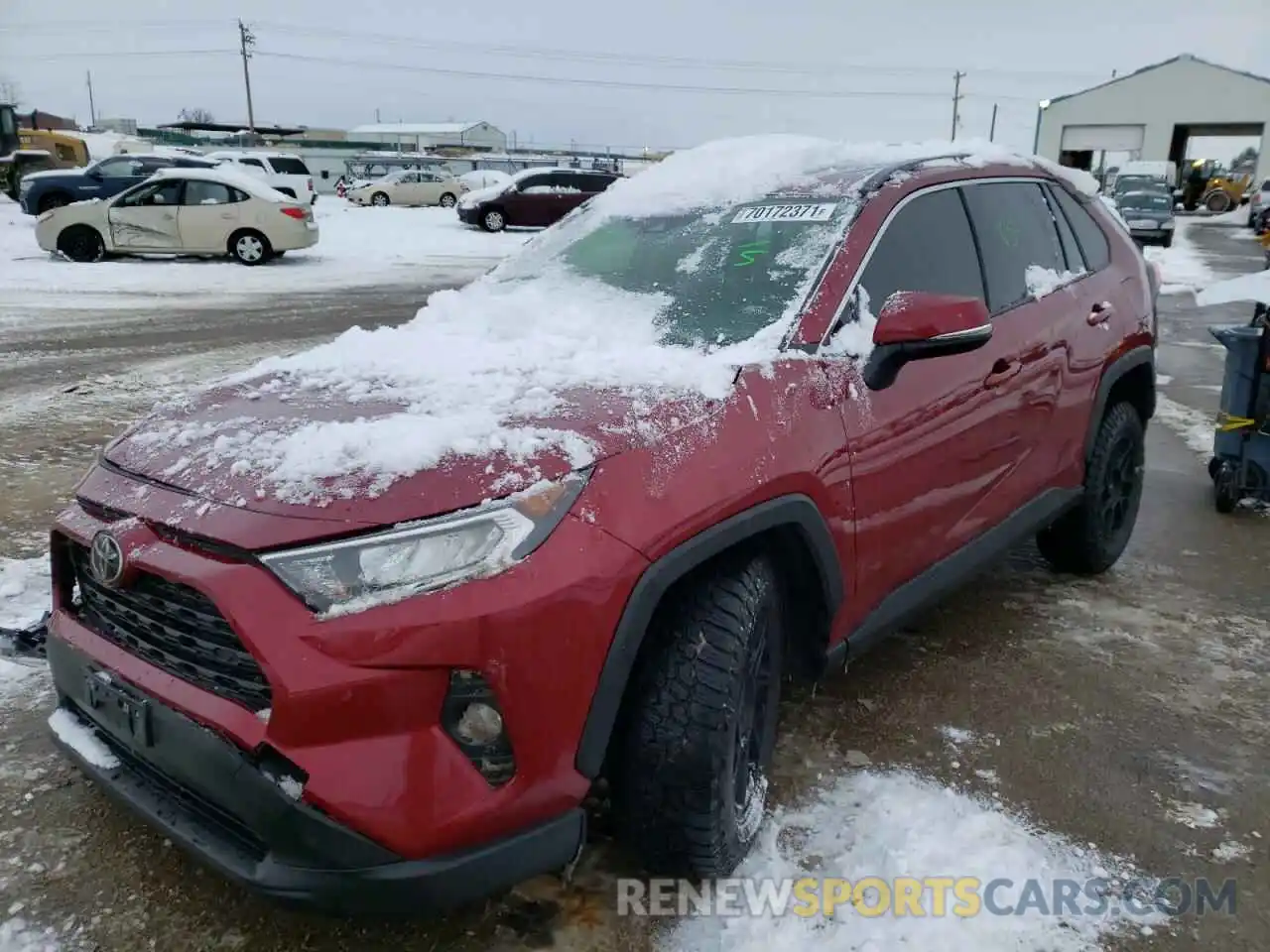 2 Photograph of a damaged car JTMA1RFV5MD073548 TOYOTA RAV4 2021