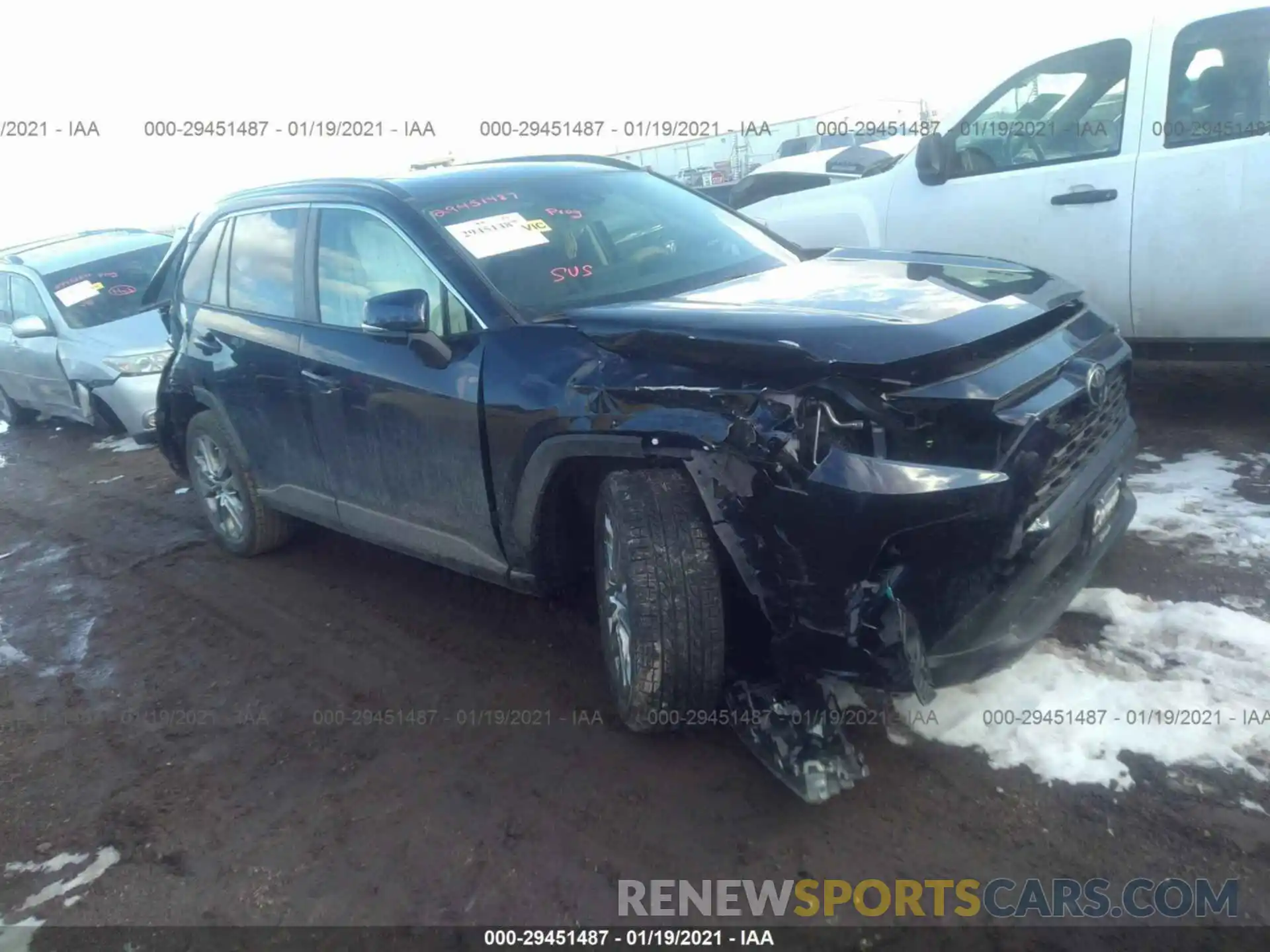 1 Photograph of a damaged car JTMA1RFV5MD531749 TOYOTA RAV4 2021