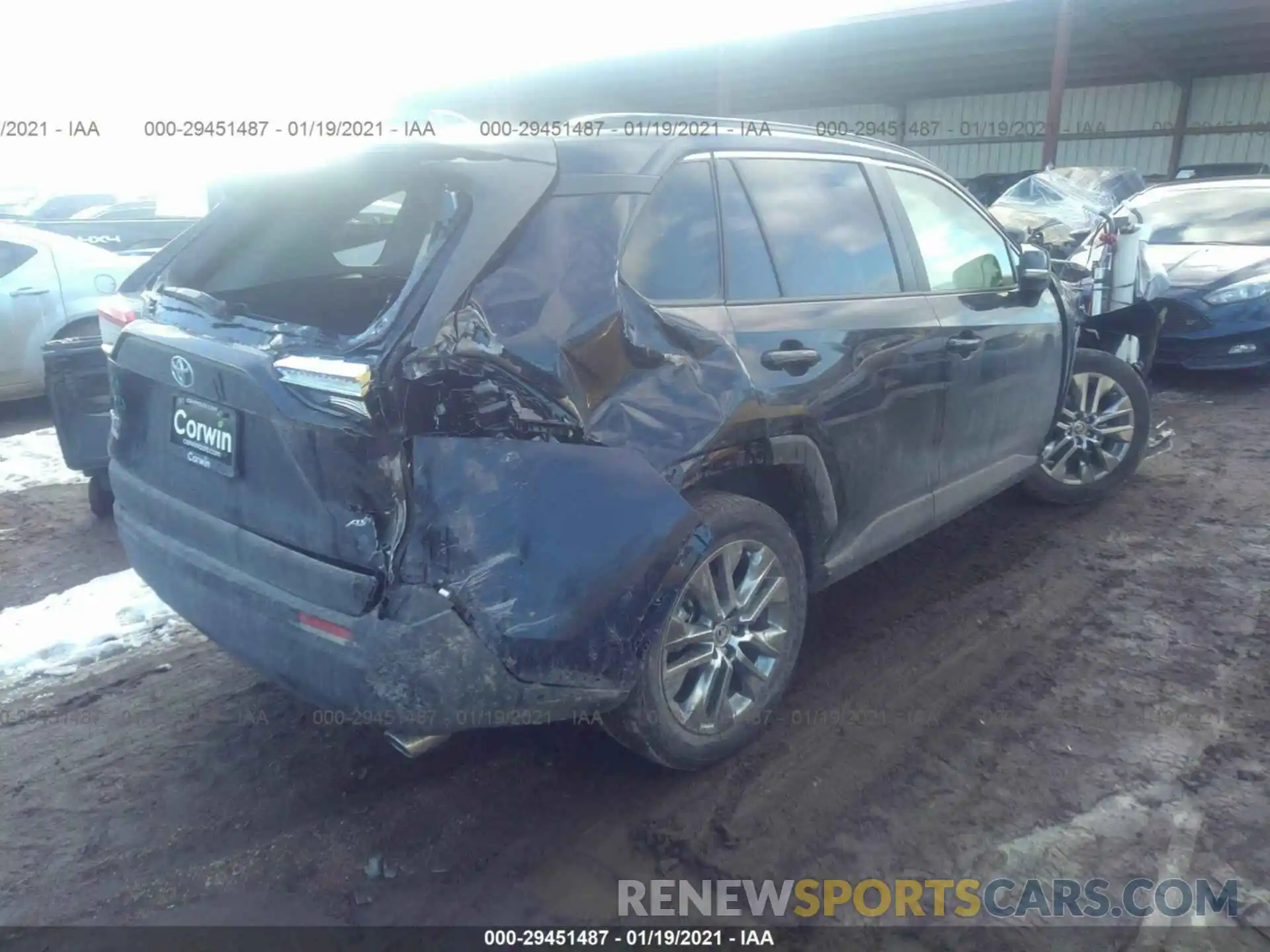 4 Photograph of a damaged car JTMA1RFV5MD531749 TOYOTA RAV4 2021