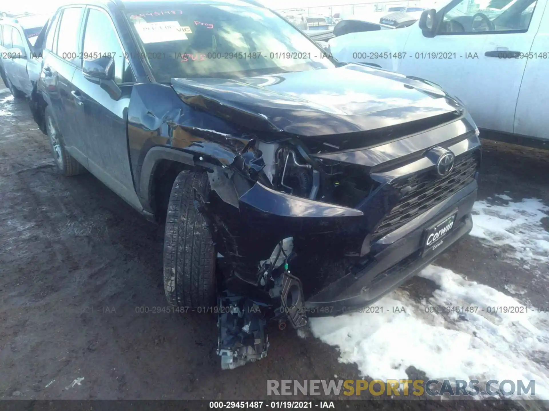 6 Photograph of a damaged car JTMA1RFV5MD531749 TOYOTA RAV4 2021