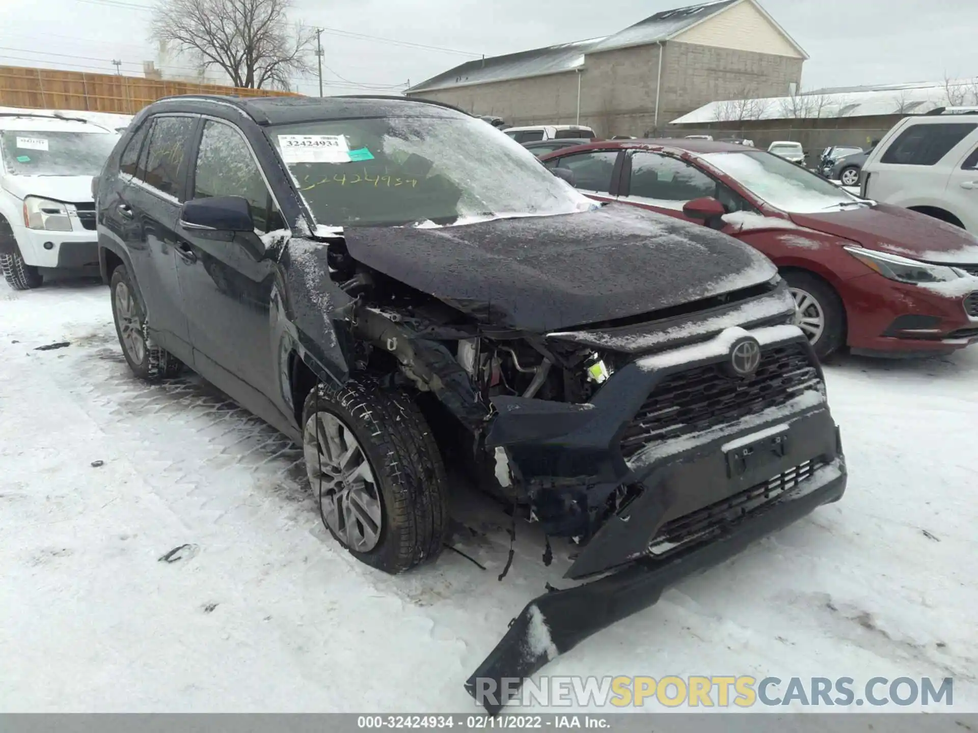 1 Photograph of a damaged car JTMA1RFV6MD072294 TOYOTA RAV4 2021