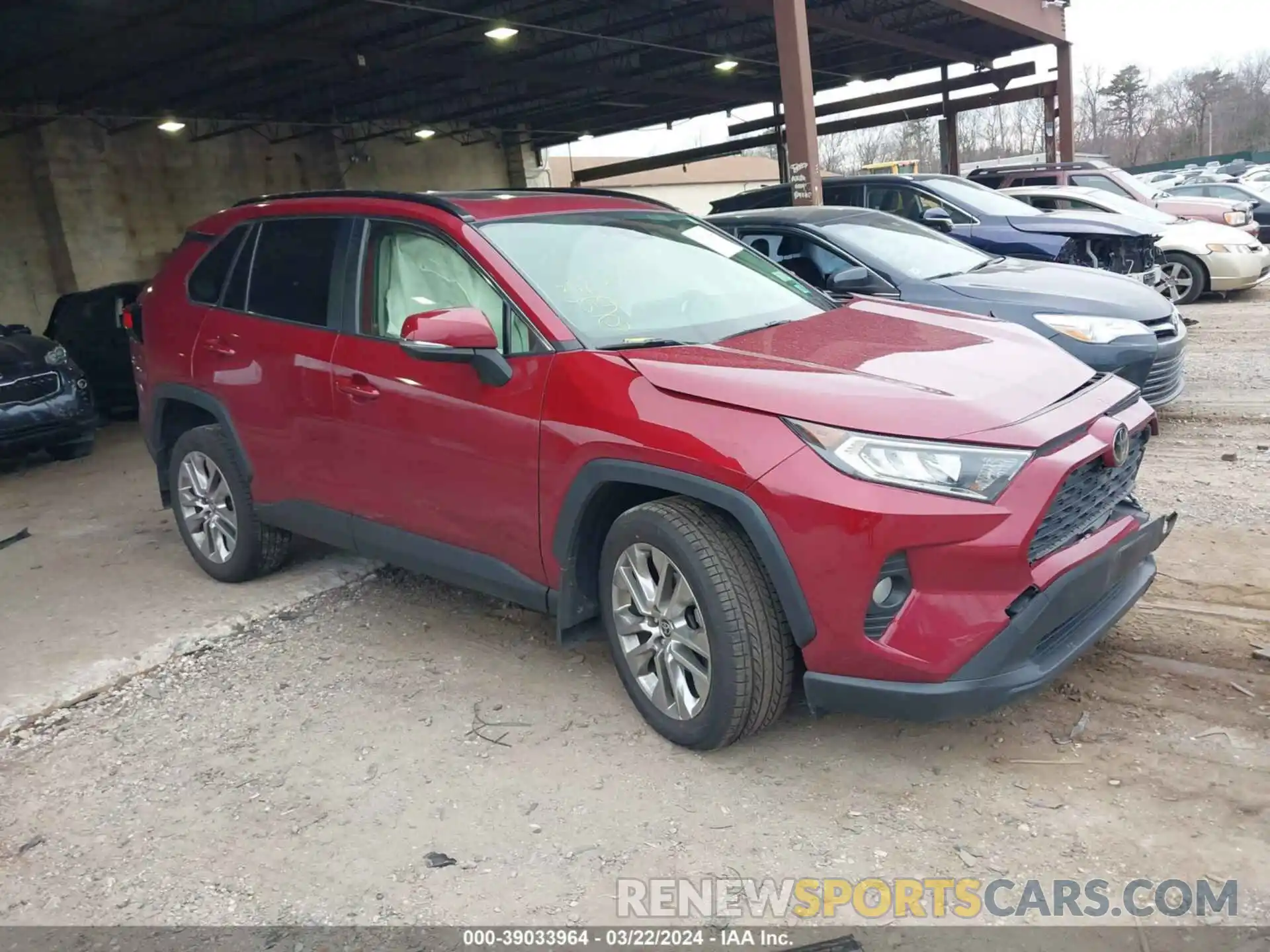 1 Photograph of a damaged car JTMA1RFV6MD084266 TOYOTA RAV4 2021