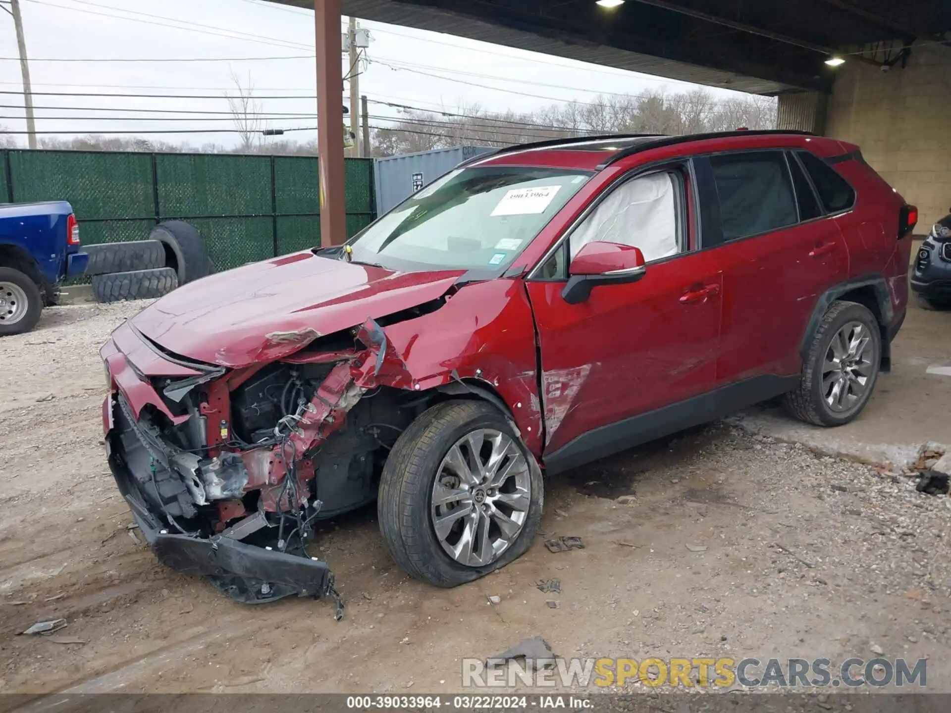2 Photograph of a damaged car JTMA1RFV6MD084266 TOYOTA RAV4 2021