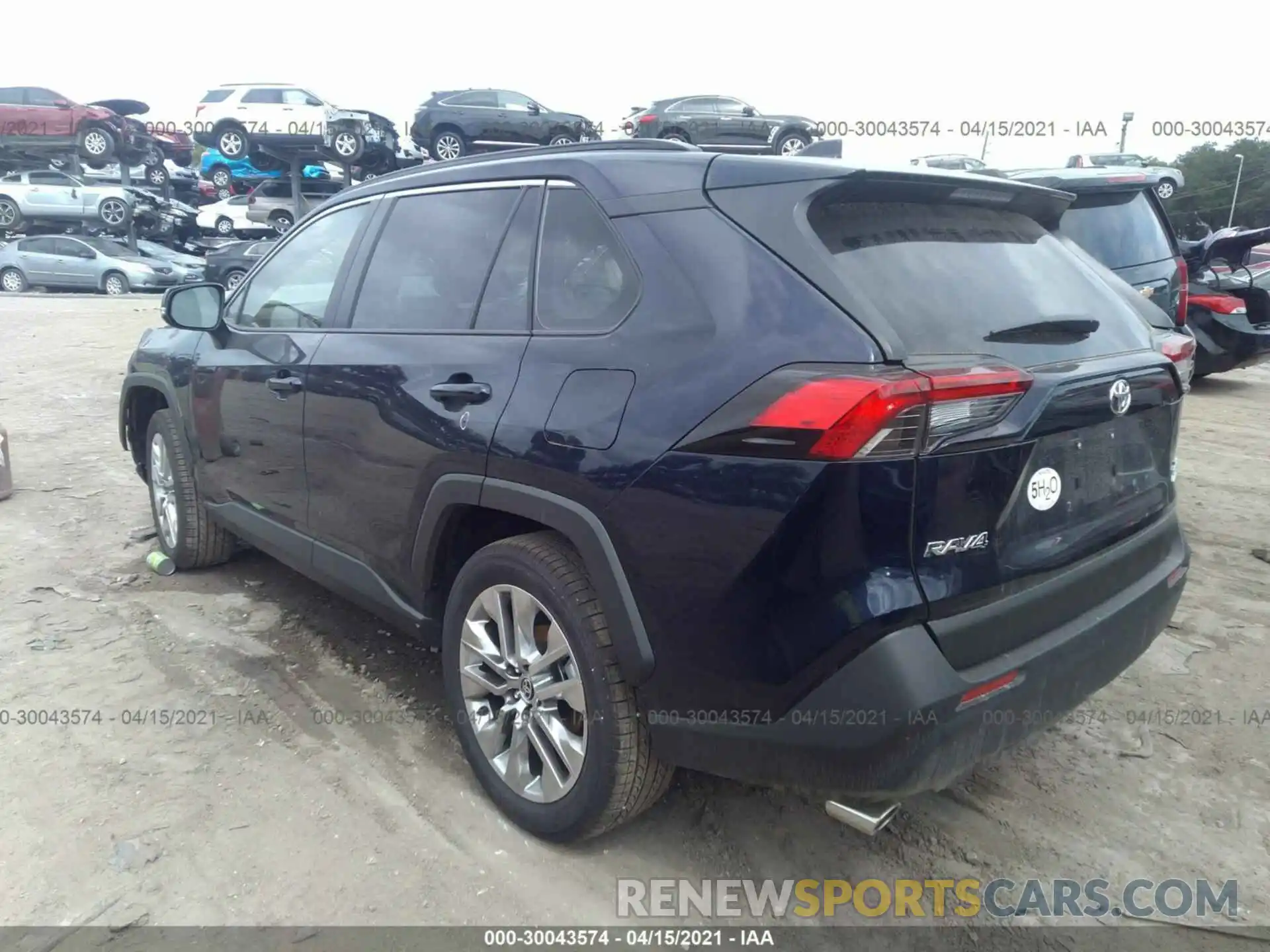 3 Photograph of a damaged car JTMA1RFV6MJ039894 TOYOTA RAV4 2021