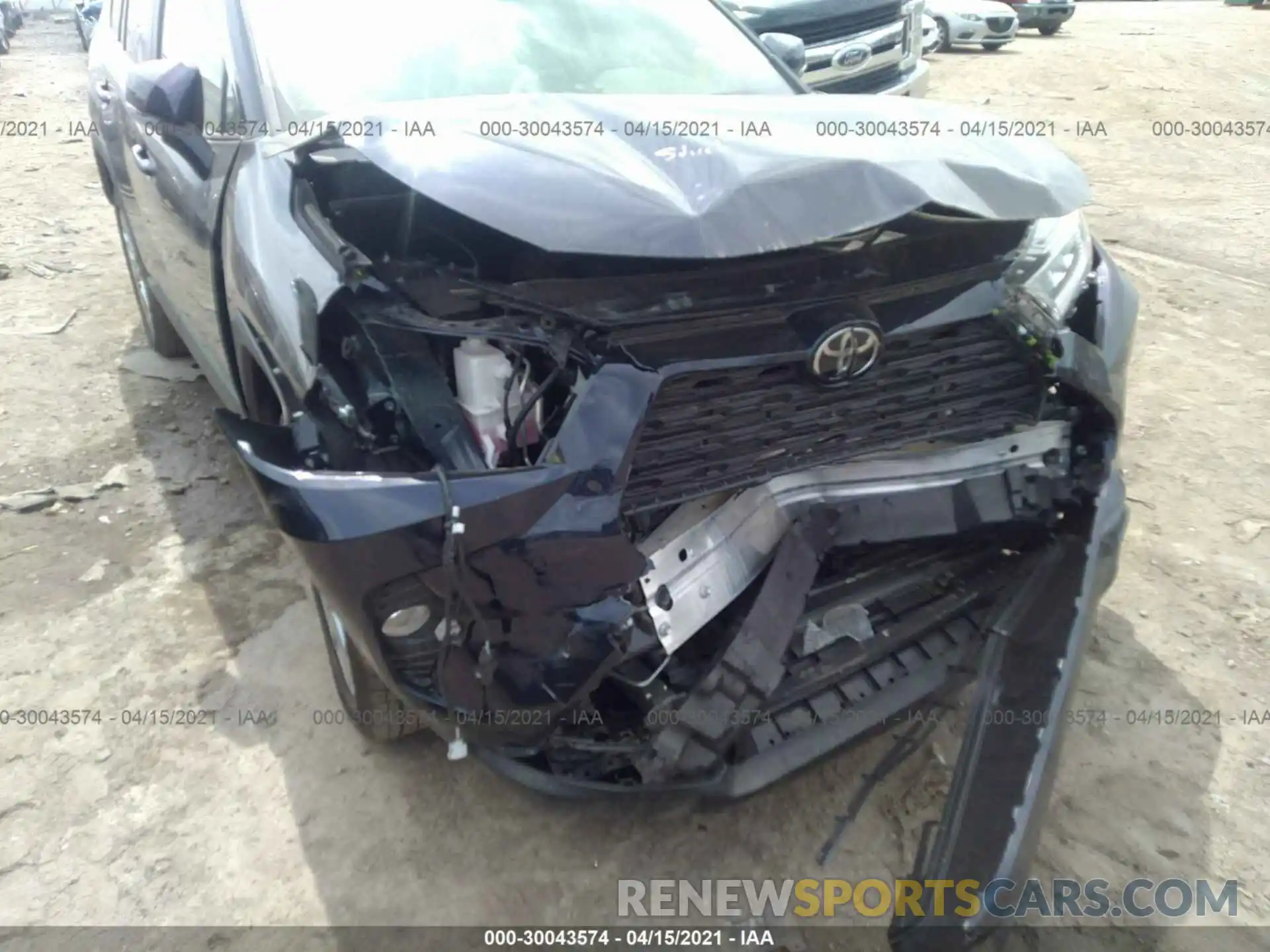 6 Photograph of a damaged car JTMA1RFV6MJ039894 TOYOTA RAV4 2021