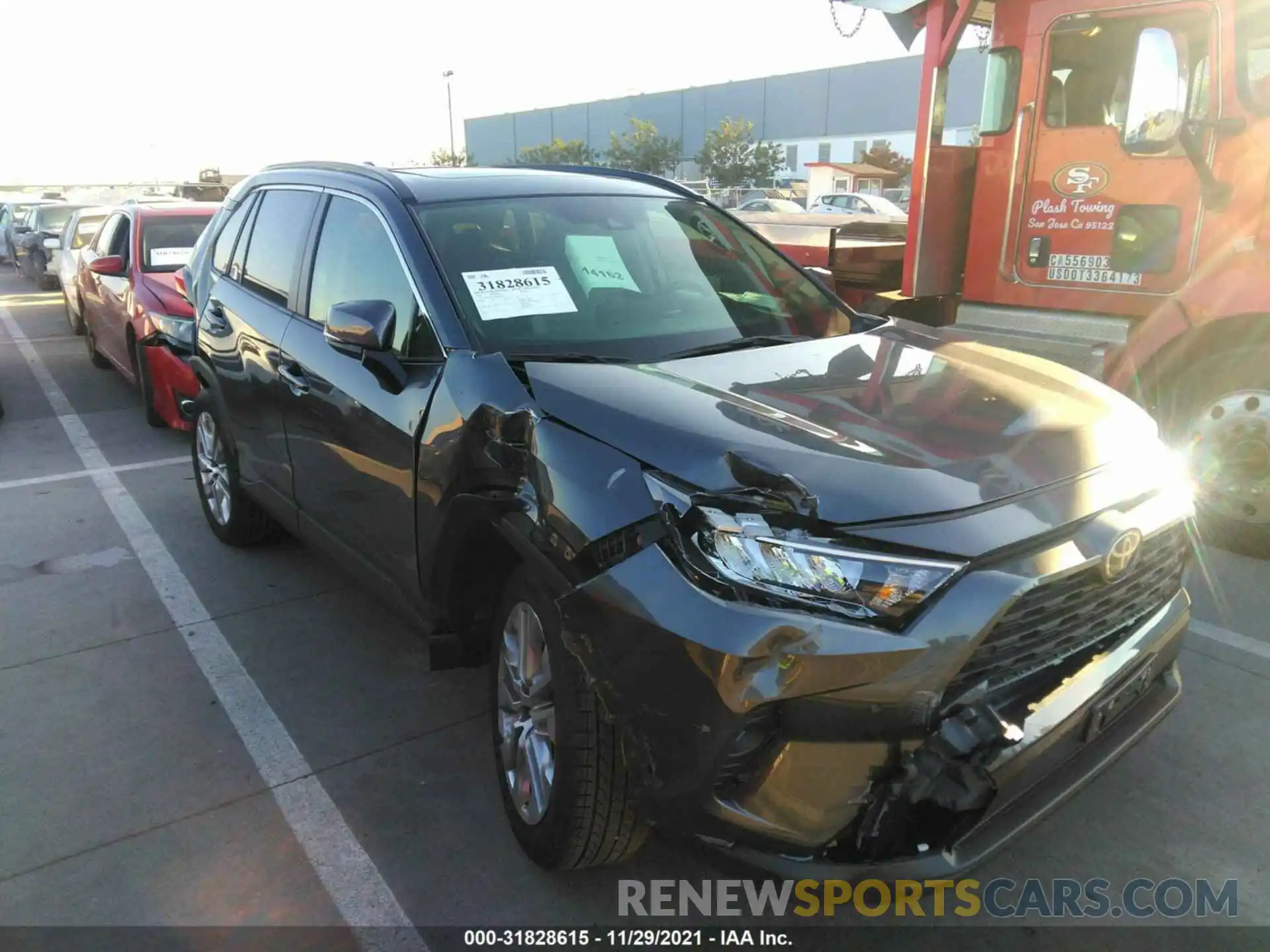 1 Photograph of a damaged car JTMA1RFV7MD069064 TOYOTA RAV4 2021