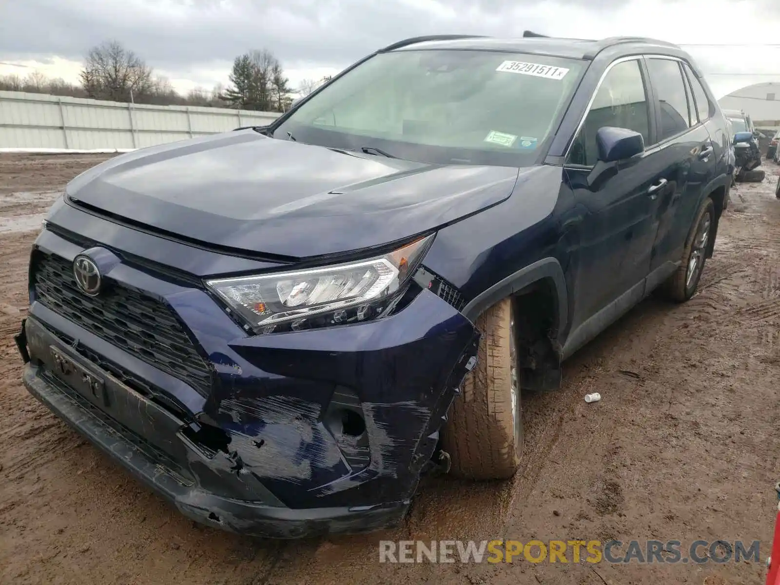 2 Photograph of a damaged car JTMA1RFV7MD073650 TOYOTA RAV4 2021