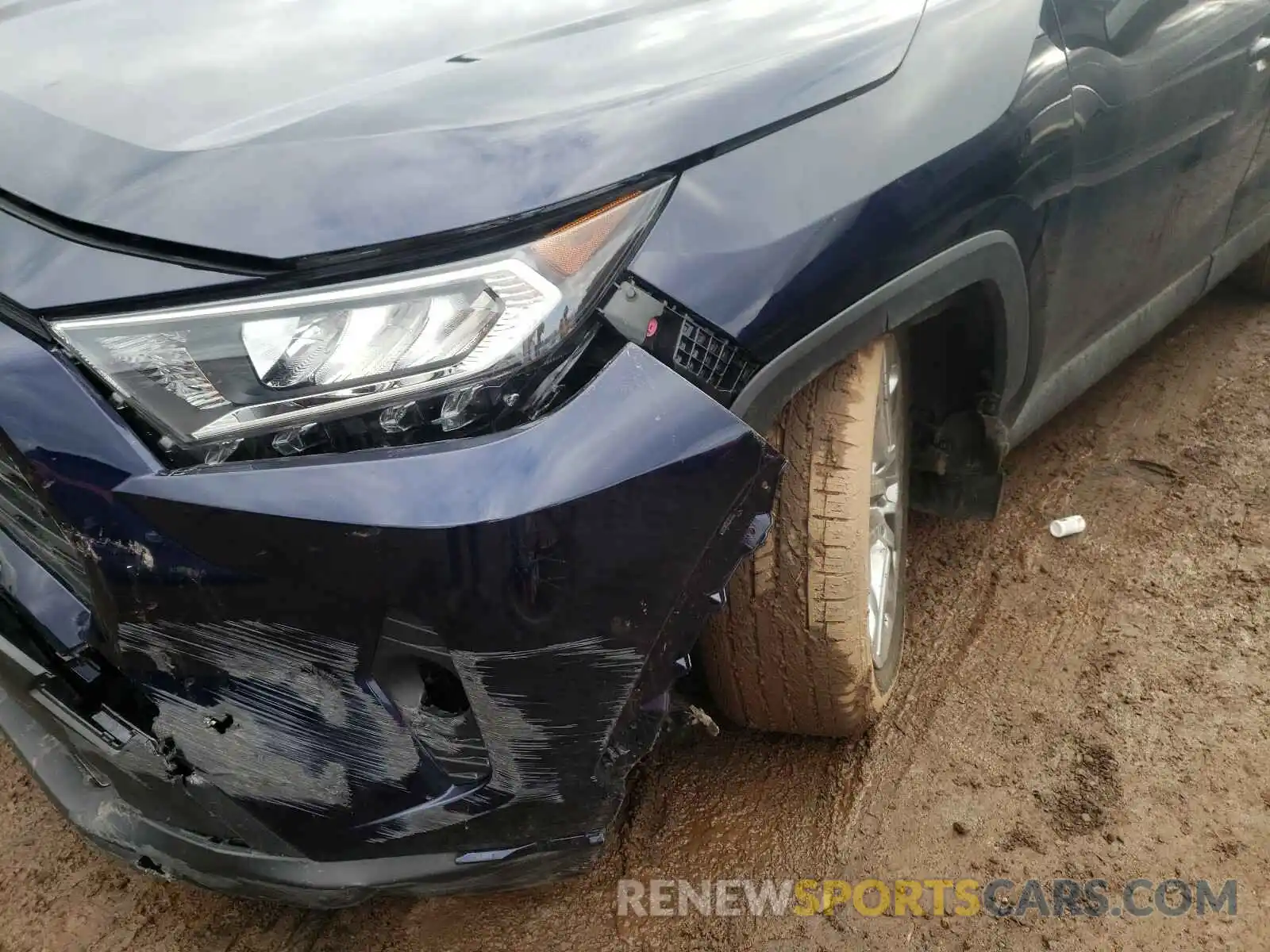 9 Photograph of a damaged car JTMA1RFV7MD073650 TOYOTA RAV4 2021