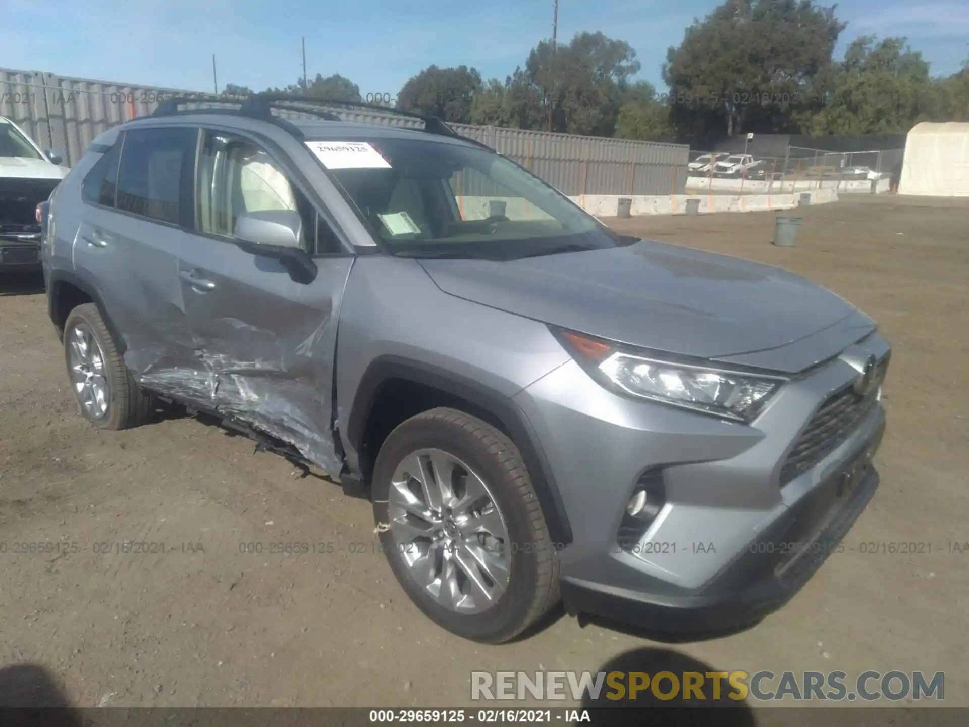 1 Photograph of a damaged car JTMA1RFV7MD531641 TOYOTA RAV4 2021