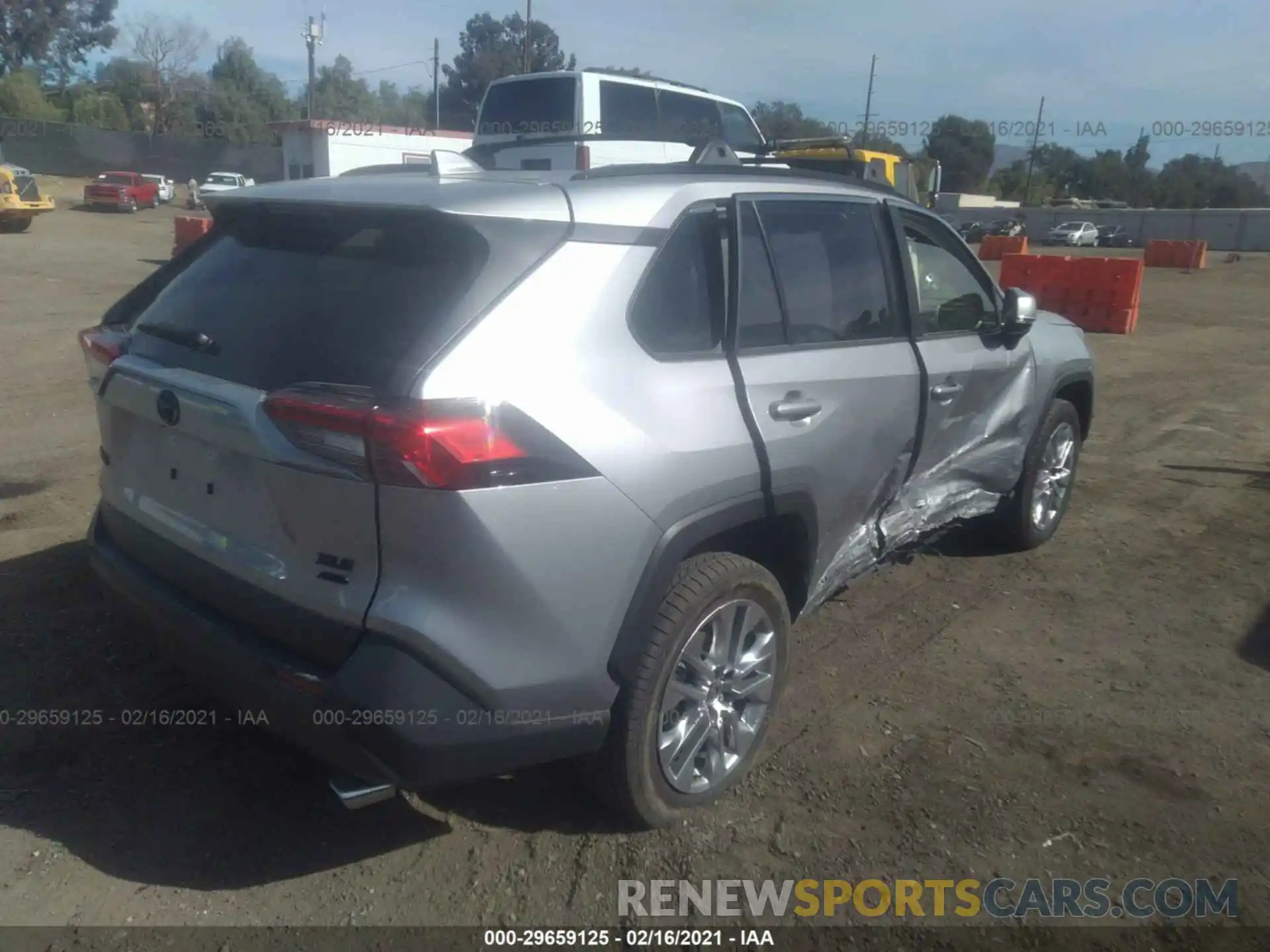 4 Photograph of a damaged car JTMA1RFV7MD531641 TOYOTA RAV4 2021