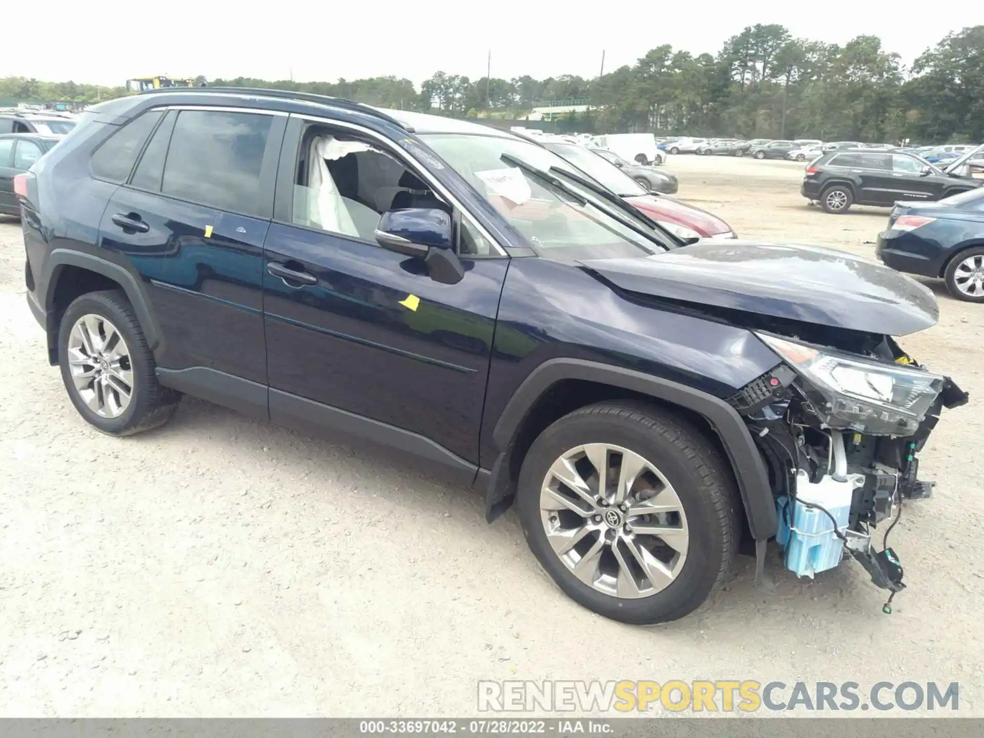 1 Photograph of a damaged car JTMA1RFV8MD069901 TOYOTA RAV4 2021