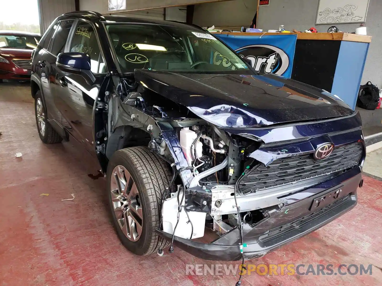 1 Photograph of a damaged car JTMA1RFV9MD074797 TOYOTA RAV4 2021